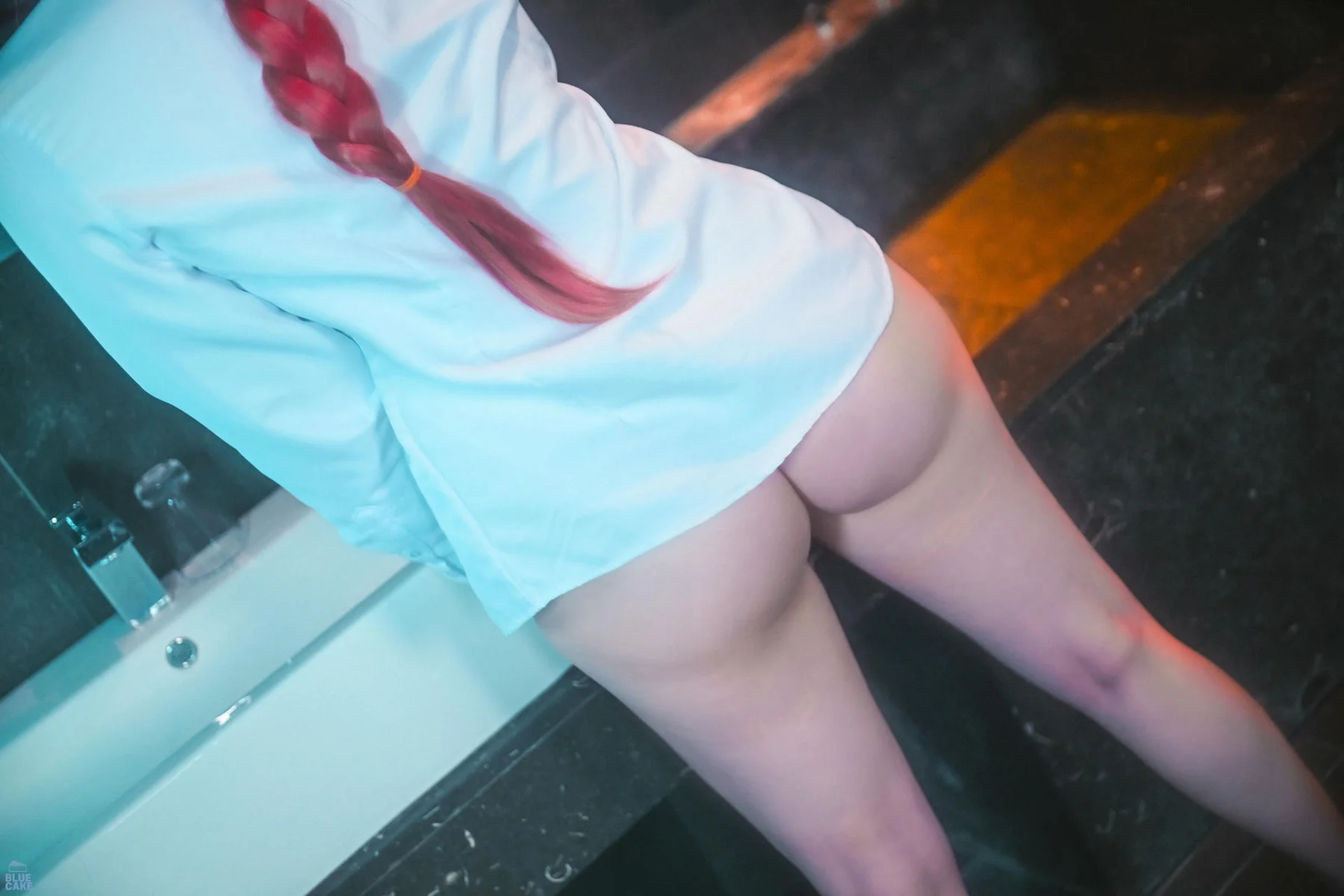 BLUECAKE No.167 Bambi皮裙红发少女 - 38