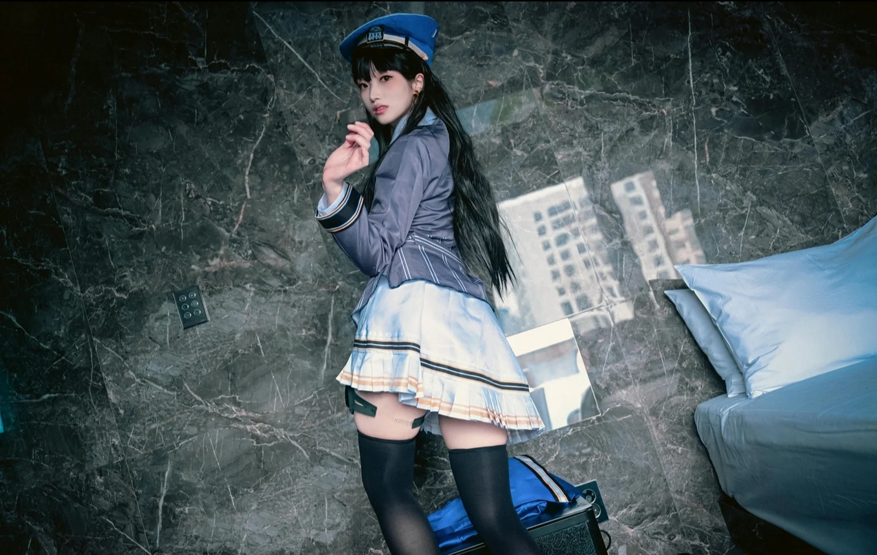 BLUECAKE No.178 Bambi制服乳贴写真 - 32