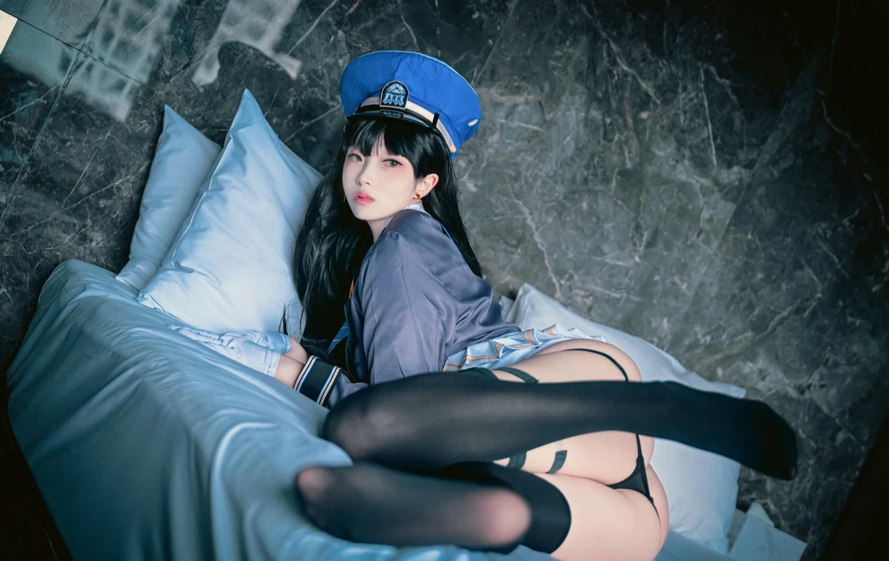 BLUECAKE No.178 Bambi制服乳贴写真 - 41