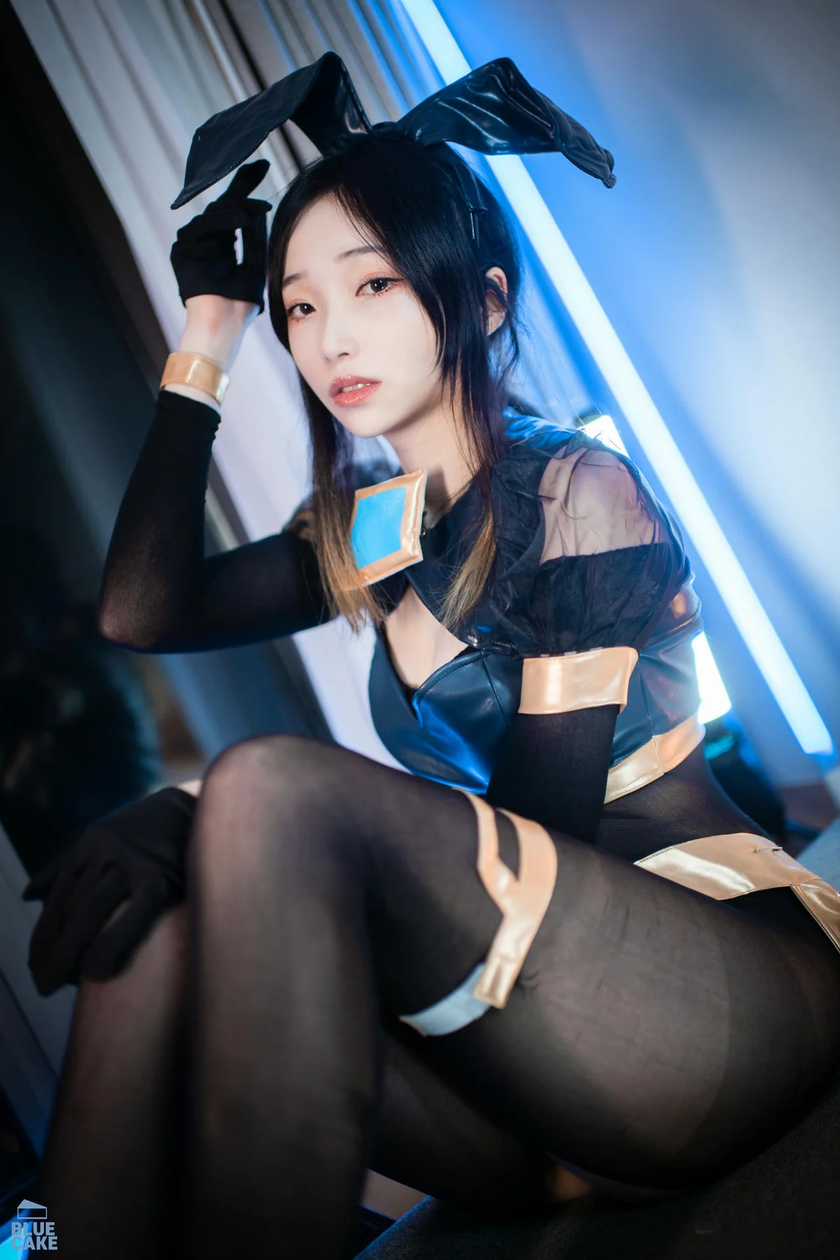 BLUECAKE No.184 Bambi制服兔女郎黑丝 - 18