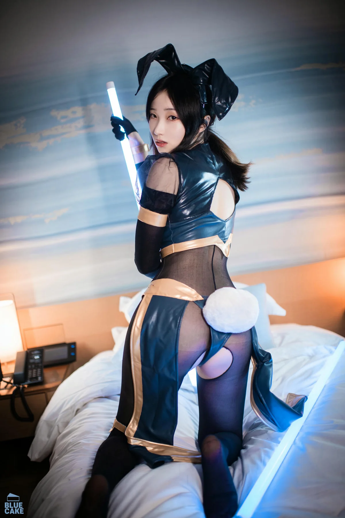 BLUECAKE No.184 Bambi制服兔女郎黑丝 - 40
