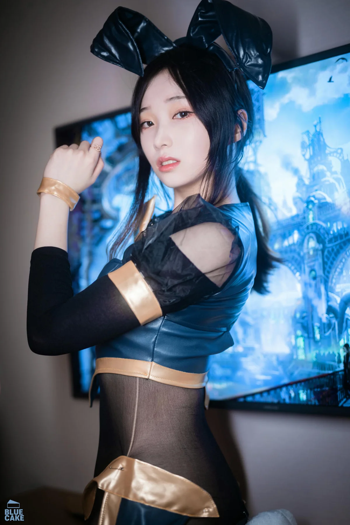 BLUECAKE No.184 Bambi制服兔女郎黑丝 - 70