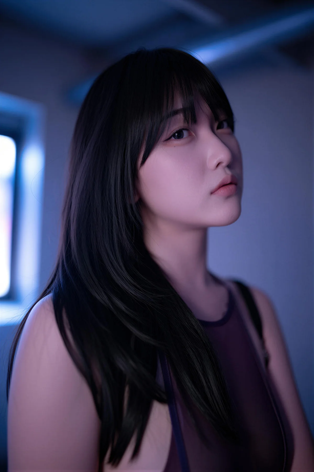 BLUECAKE No.197 YeonJju黑色透视连体衣 - 12