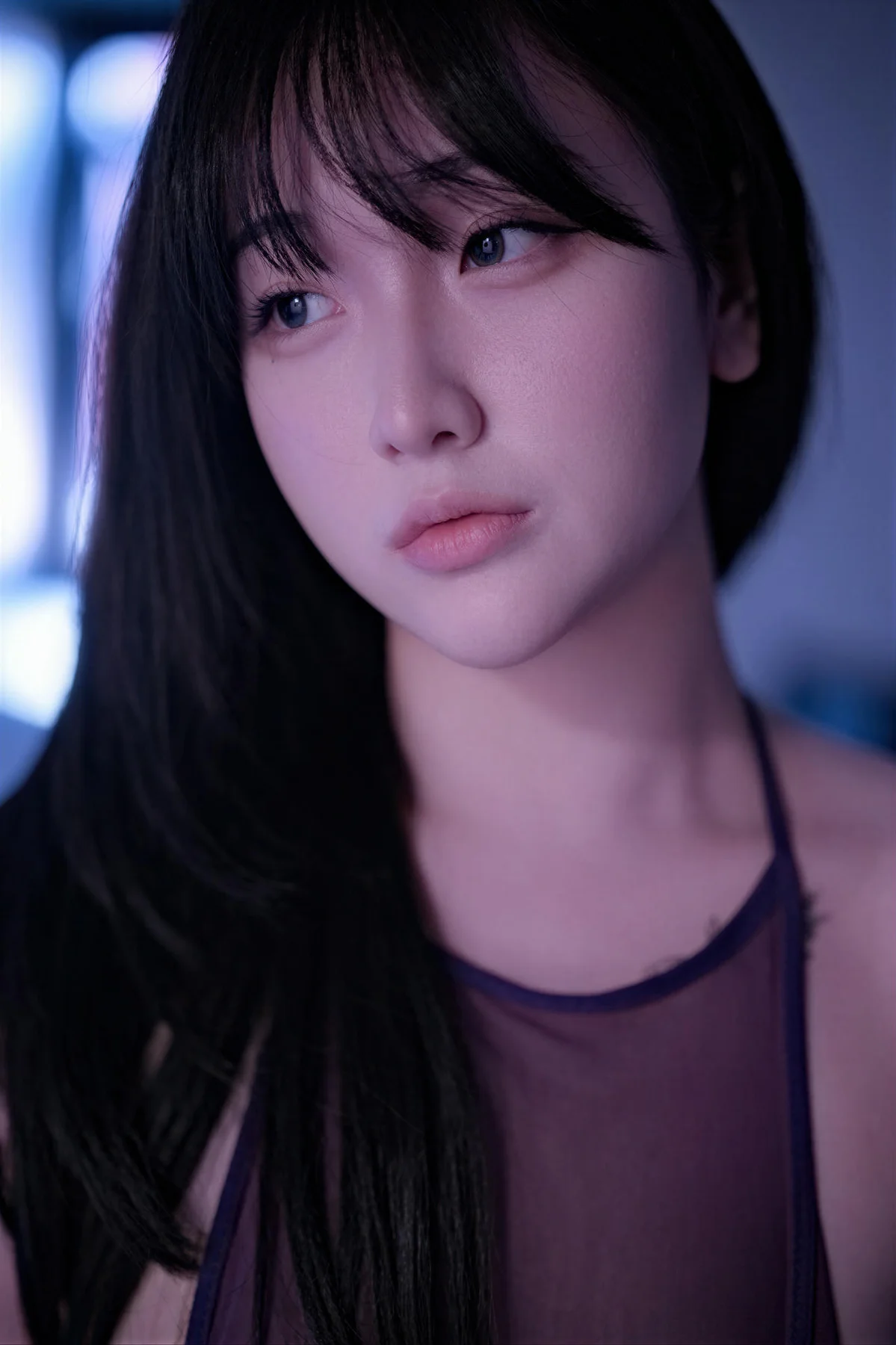 BLUECAKE No.197 YeonJju黑色透视连体衣 - 22