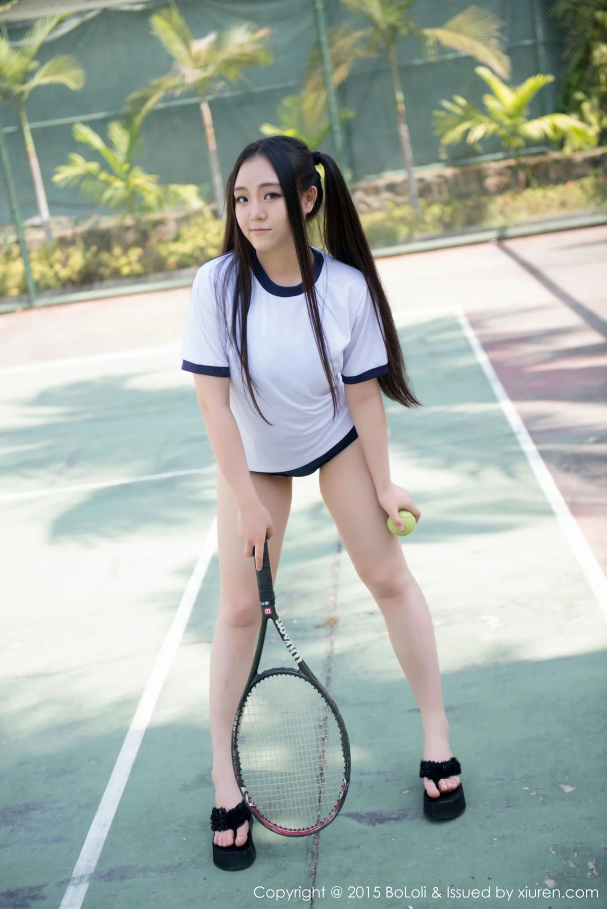 BoLoli波萝社 Vol.023 许文婷Regina 马尾少女清纯学妹 - 23