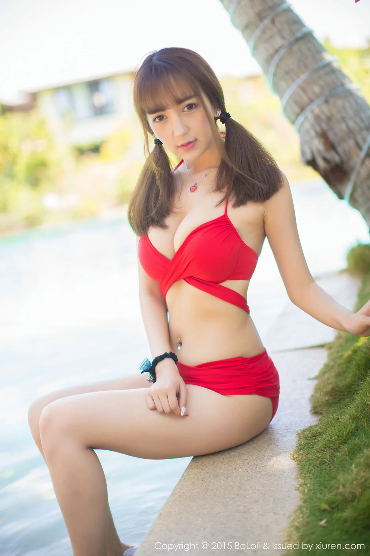 BoLoli波萝社 Vol.027 Monkey_小潘鼠 马尾少女可爱妹子 - 25