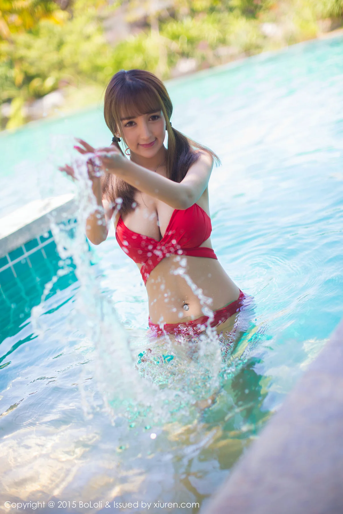 BoLoli波萝社 Vol.027 Monkey_小潘鼠 马尾少女可爱妹子 - 46