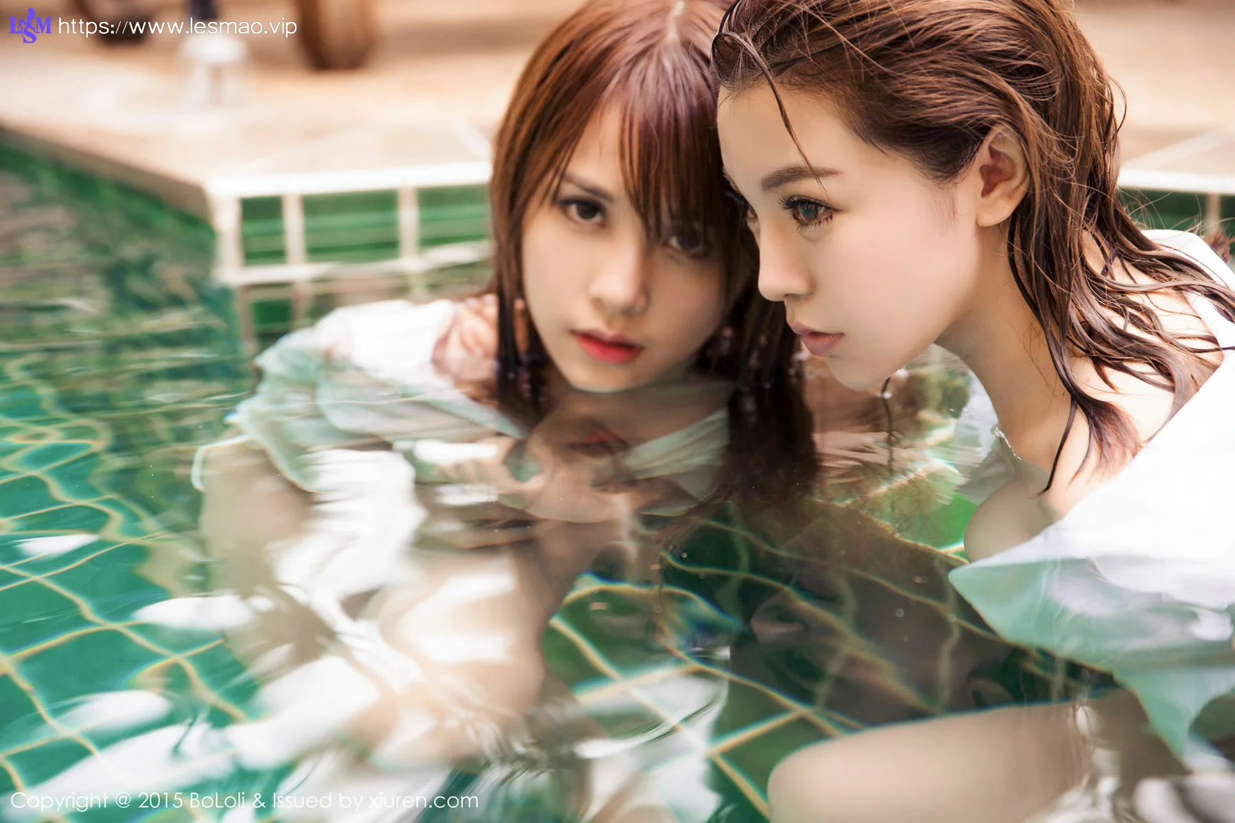 BoLoli波萝社 Vol.075 夏美酱_&刘娅希 双人合辑 - 36