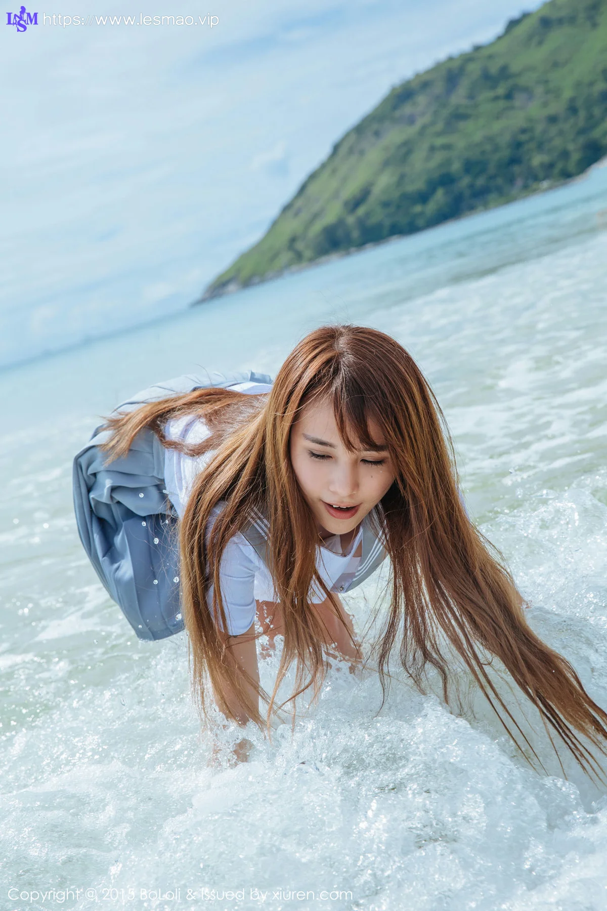 BoLoli波萝社 Vol.077 夏美酱_ 厨娘美女 - 22