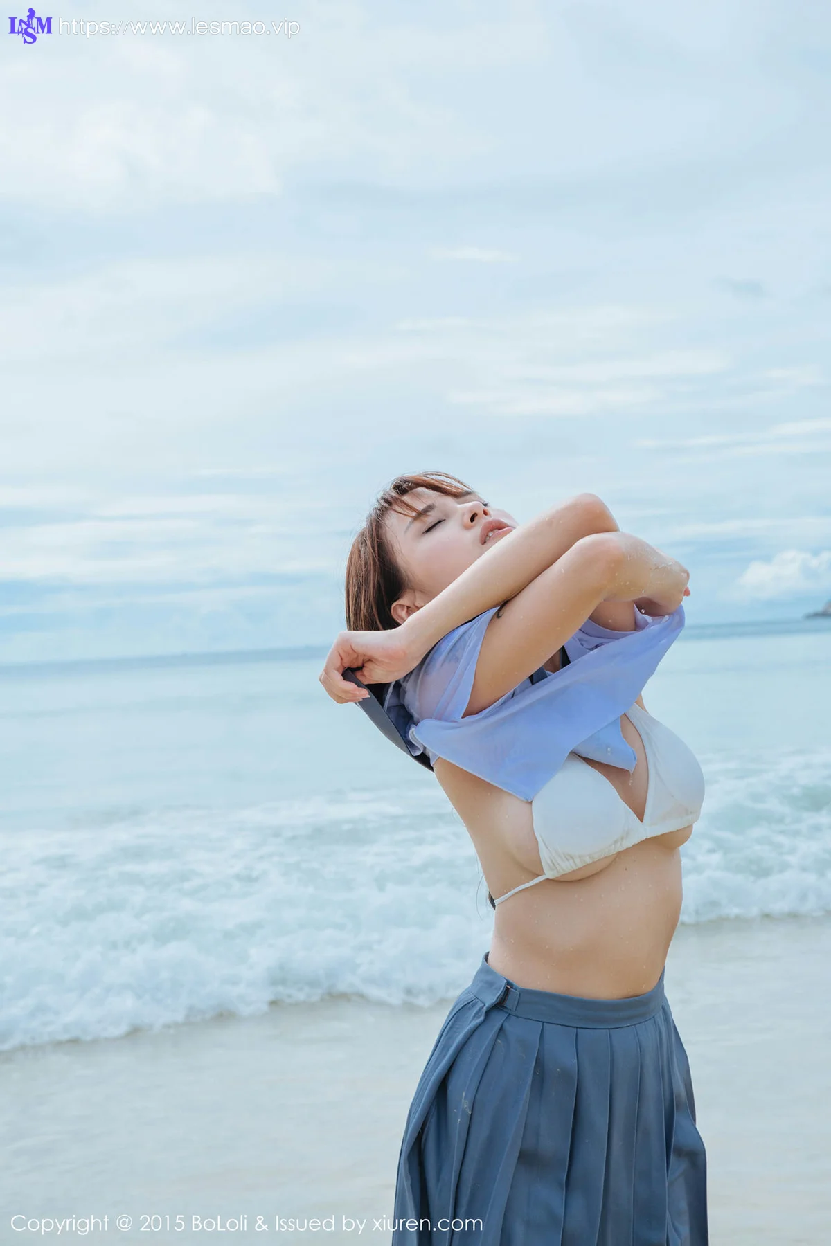 BoLoli波萝社 Vol.077 夏美酱_ 厨娘美女 - 35