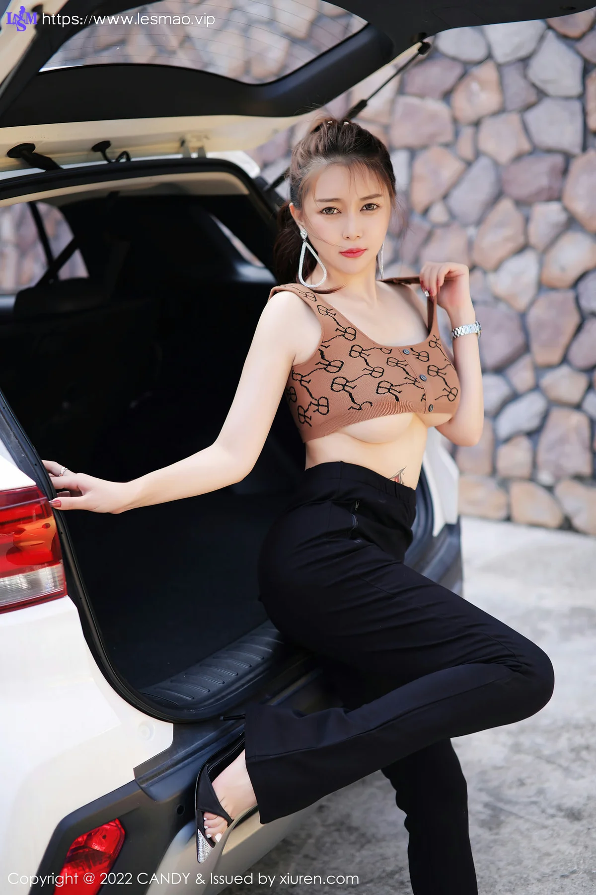 CANDY 糖果画报 Vol.085 汽车女郎 凯竹姐姐 性感写真 - 14