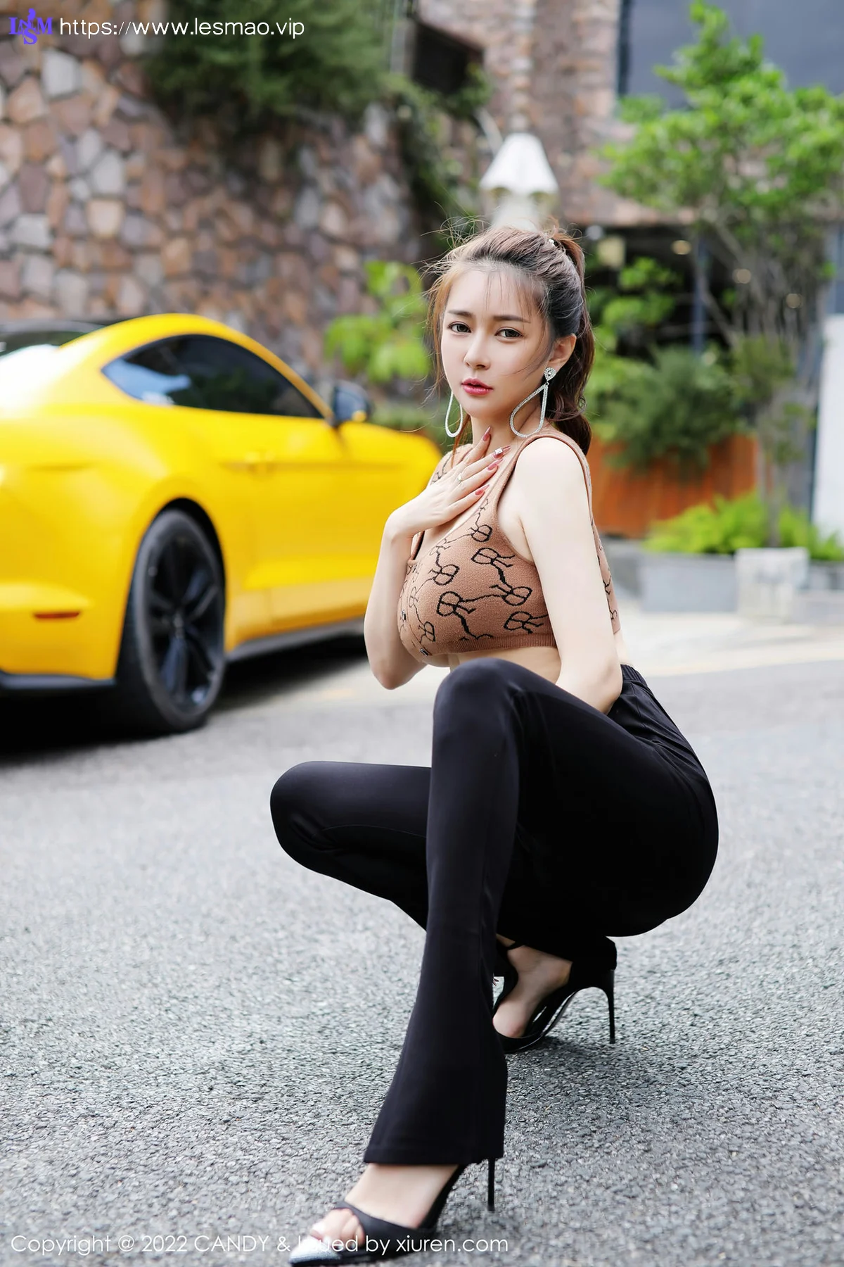 CANDY 糖果画报 Vol.085 汽车女郎 凯竹姐姐 性感写真 - 36