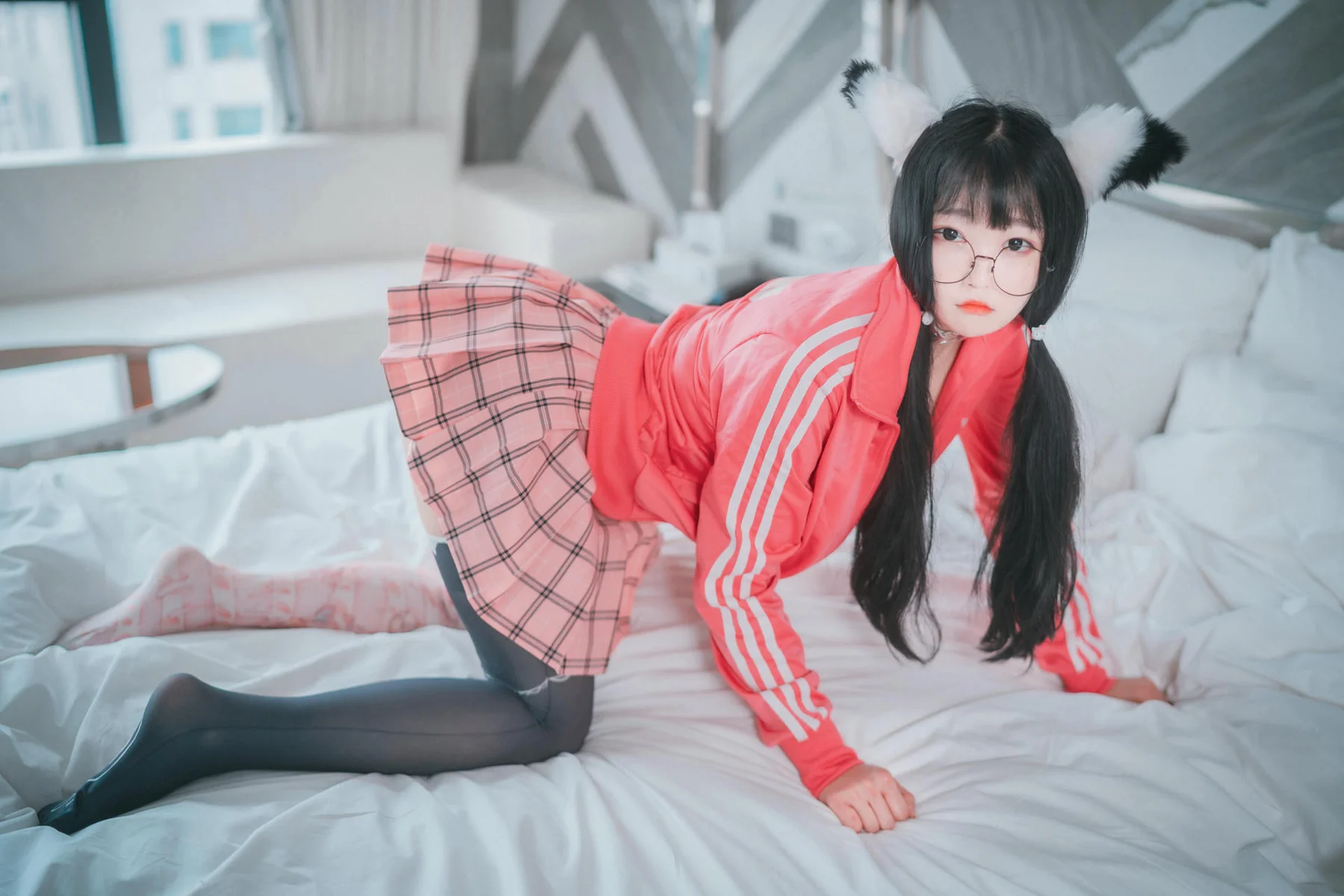 DJAWA  No.001 Aram萝莉爆乳紧身裤 - 18
