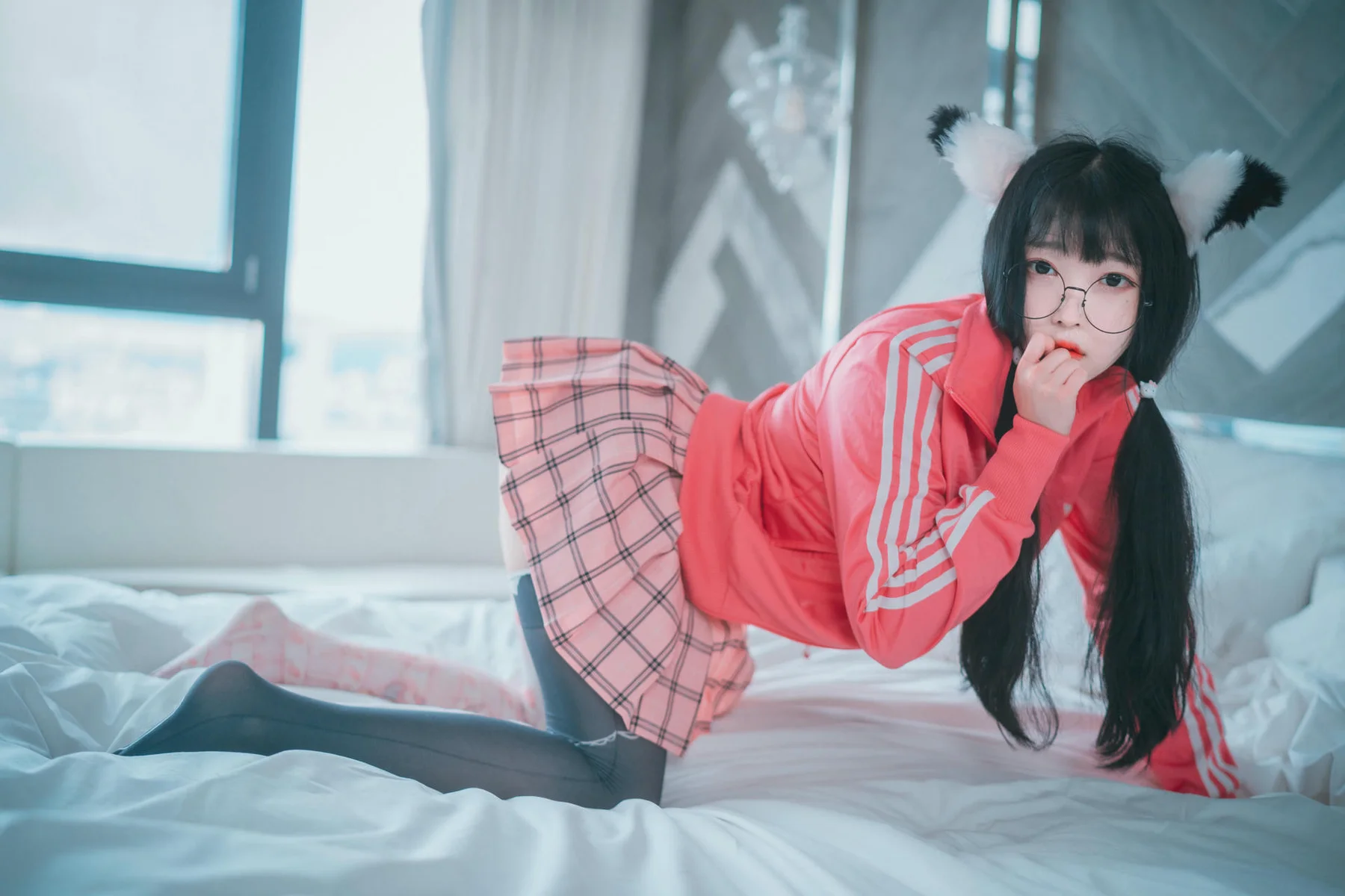 DJAWA  No.001 Aram萝莉爆乳紧身裤 - 19