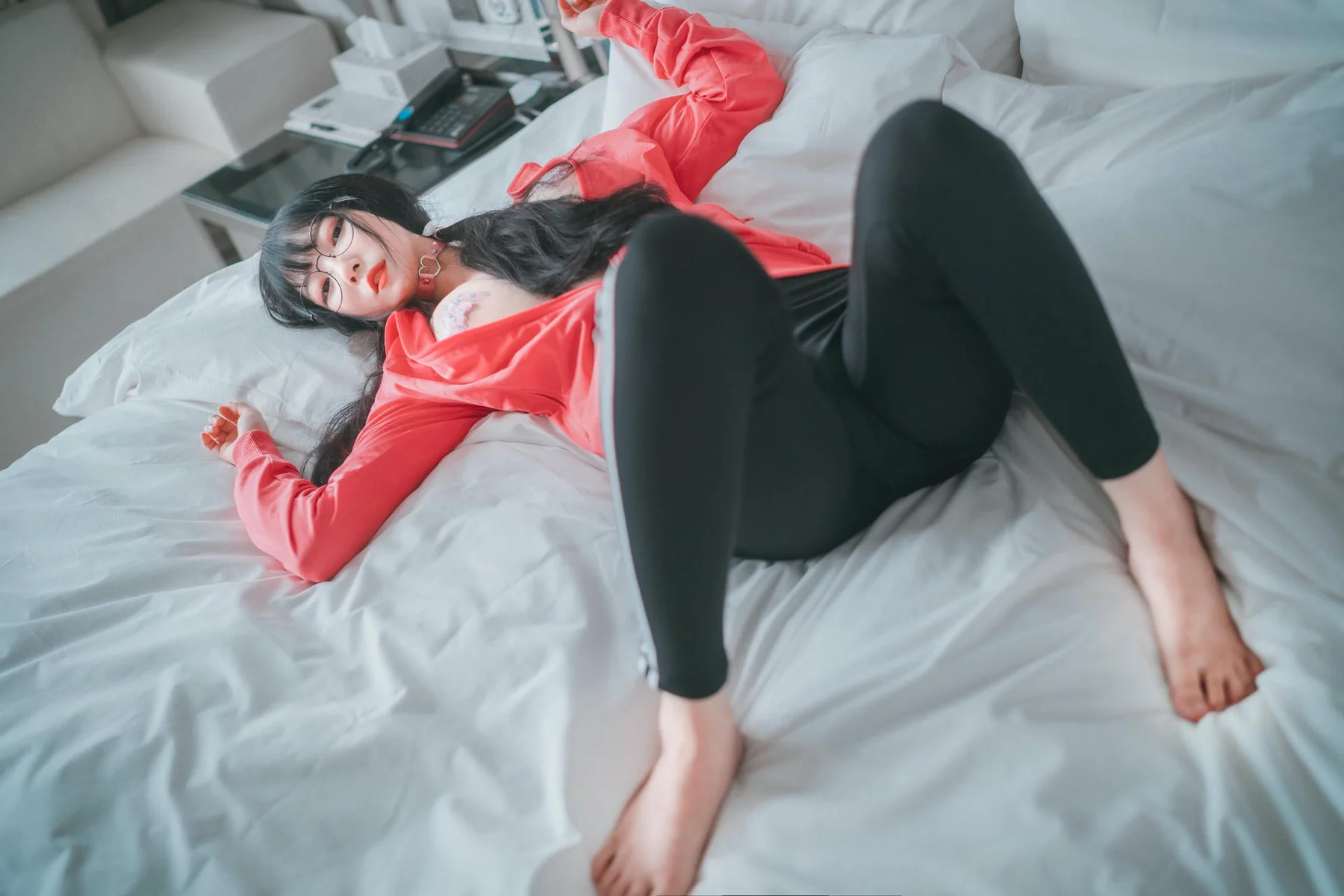 DJAWA  No.001 Aram萝莉爆乳紧身裤 - 26