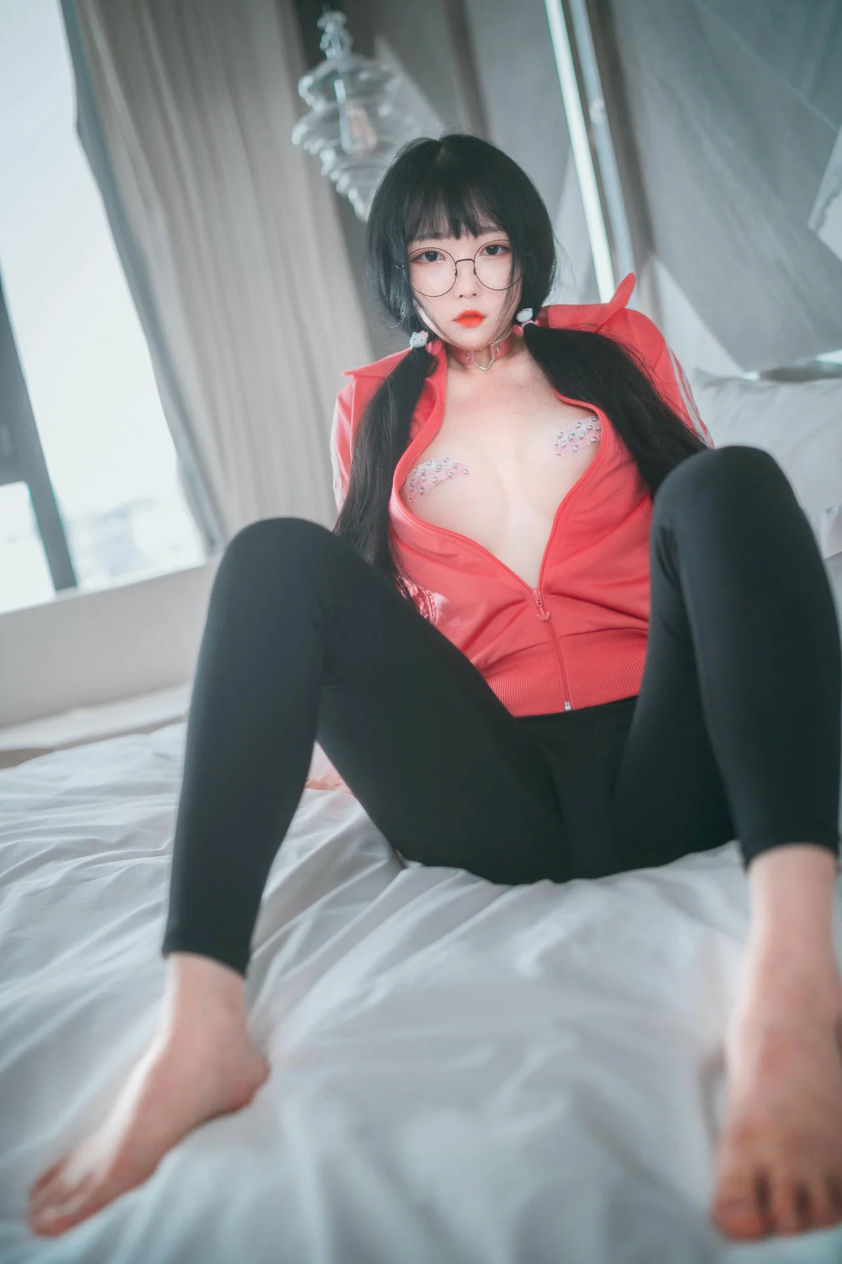 DJAWA  No.001 Aram萝莉爆乳紧身裤 - 37