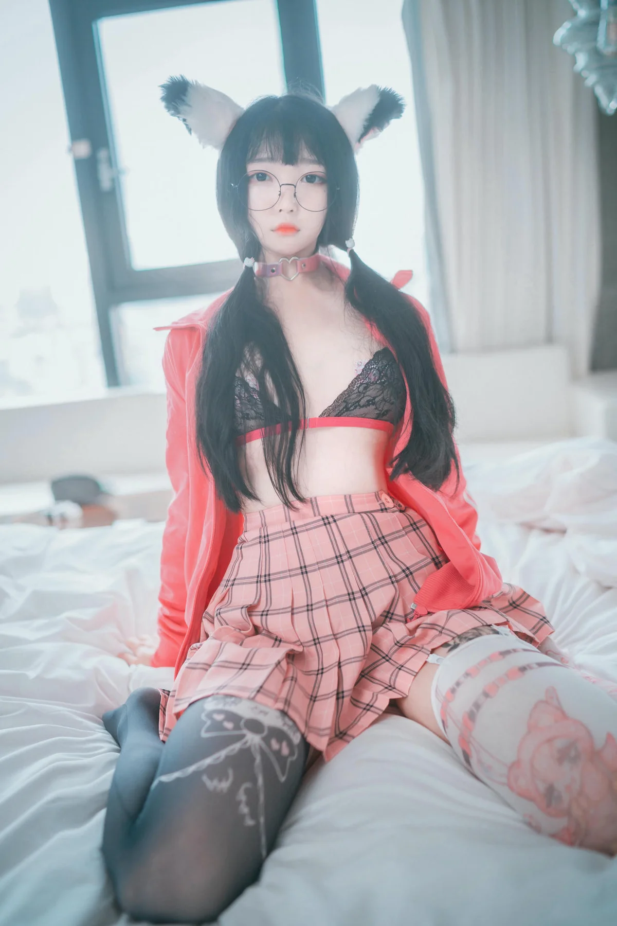 DJAWA  No.001 Aram萝莉爆乳紧身裤 - 45