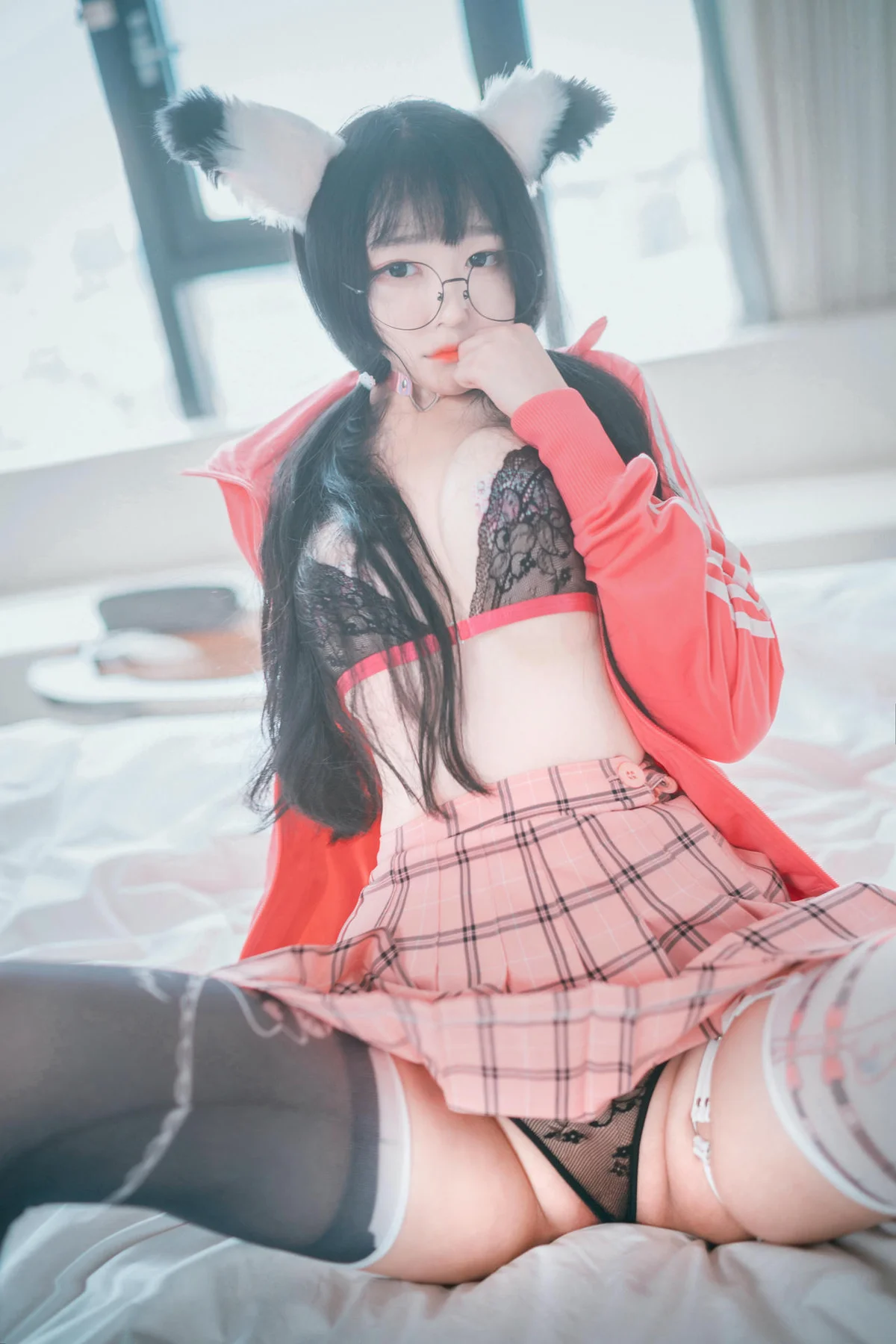 DJAWA  No.001 Aram萝莉爆乳紧身裤 - 46