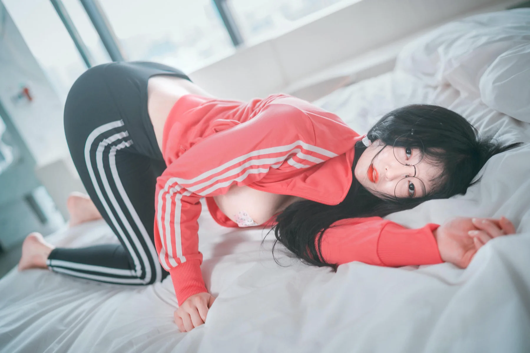 DJAWA  No.001 Aram萝莉爆乳紧身裤 - 51