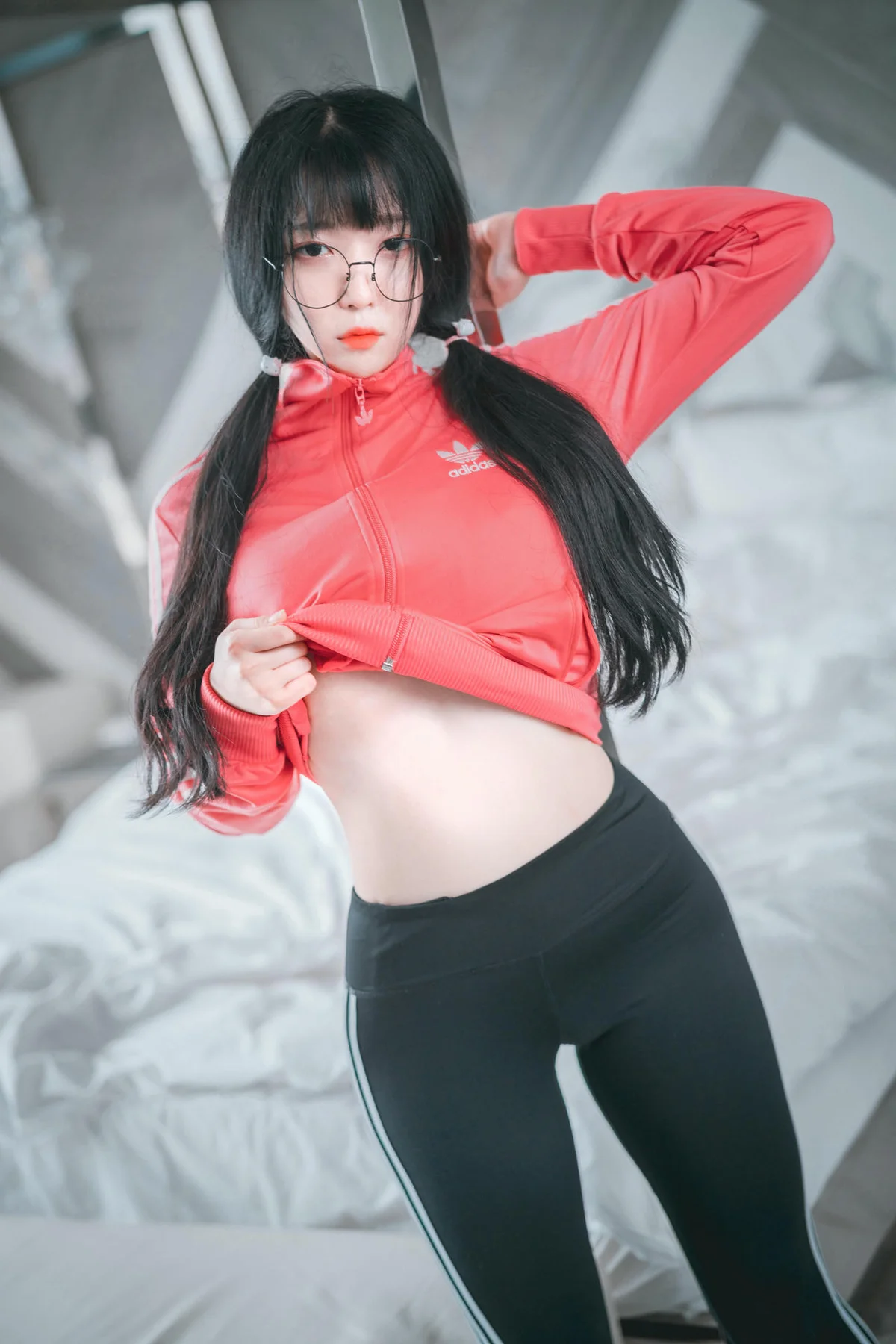 DJAWA  No.001 Aram萝莉爆乳紧身裤 - 55