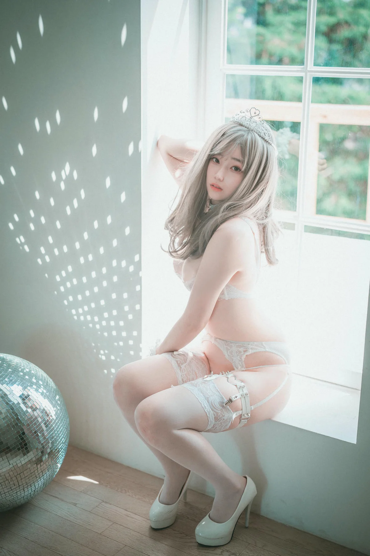 DJAWA No.009 Bambi白丝少女美臀 - 13