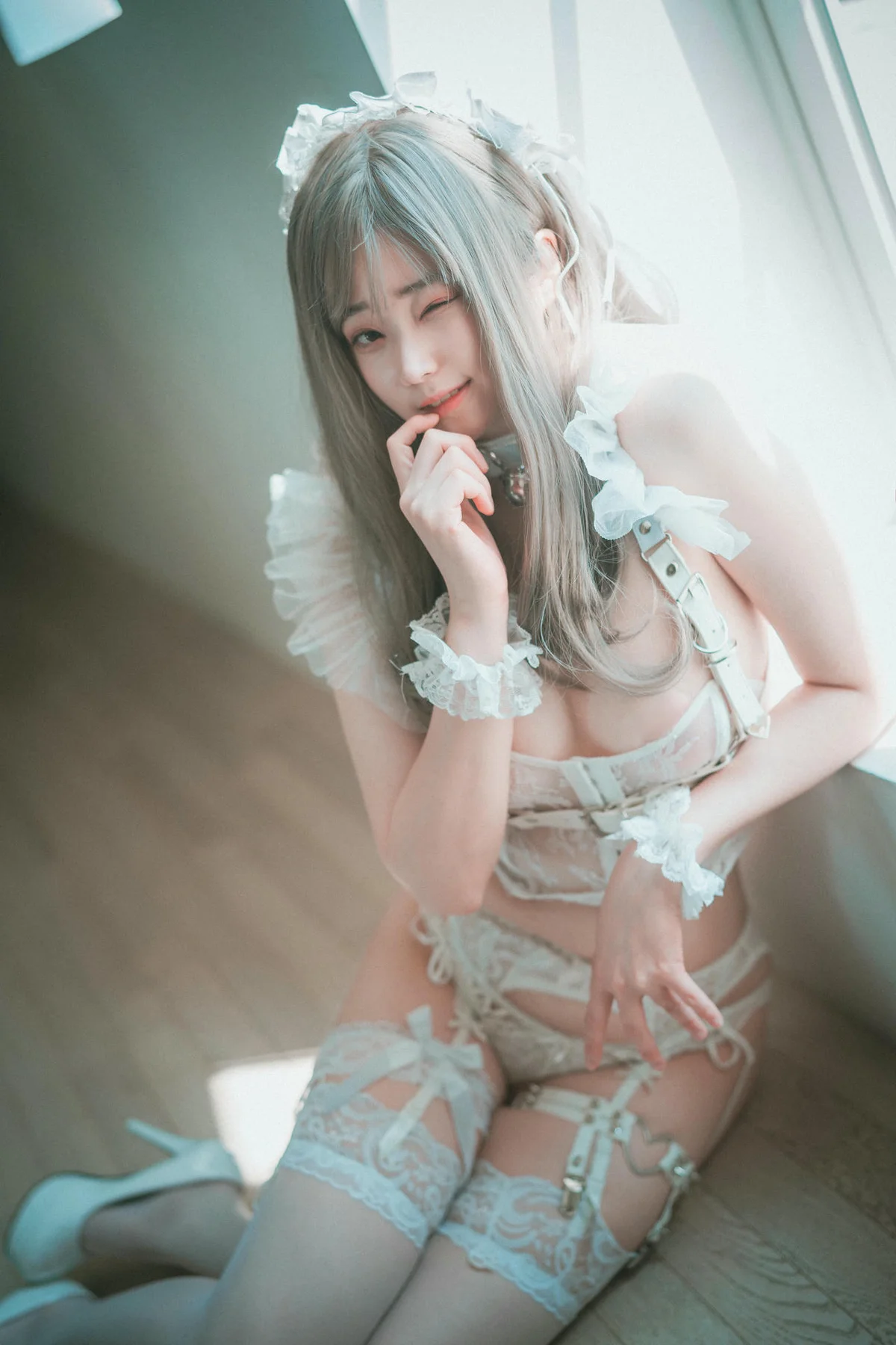 DJAWA No.009 Bambi白丝少女美臀 - 23