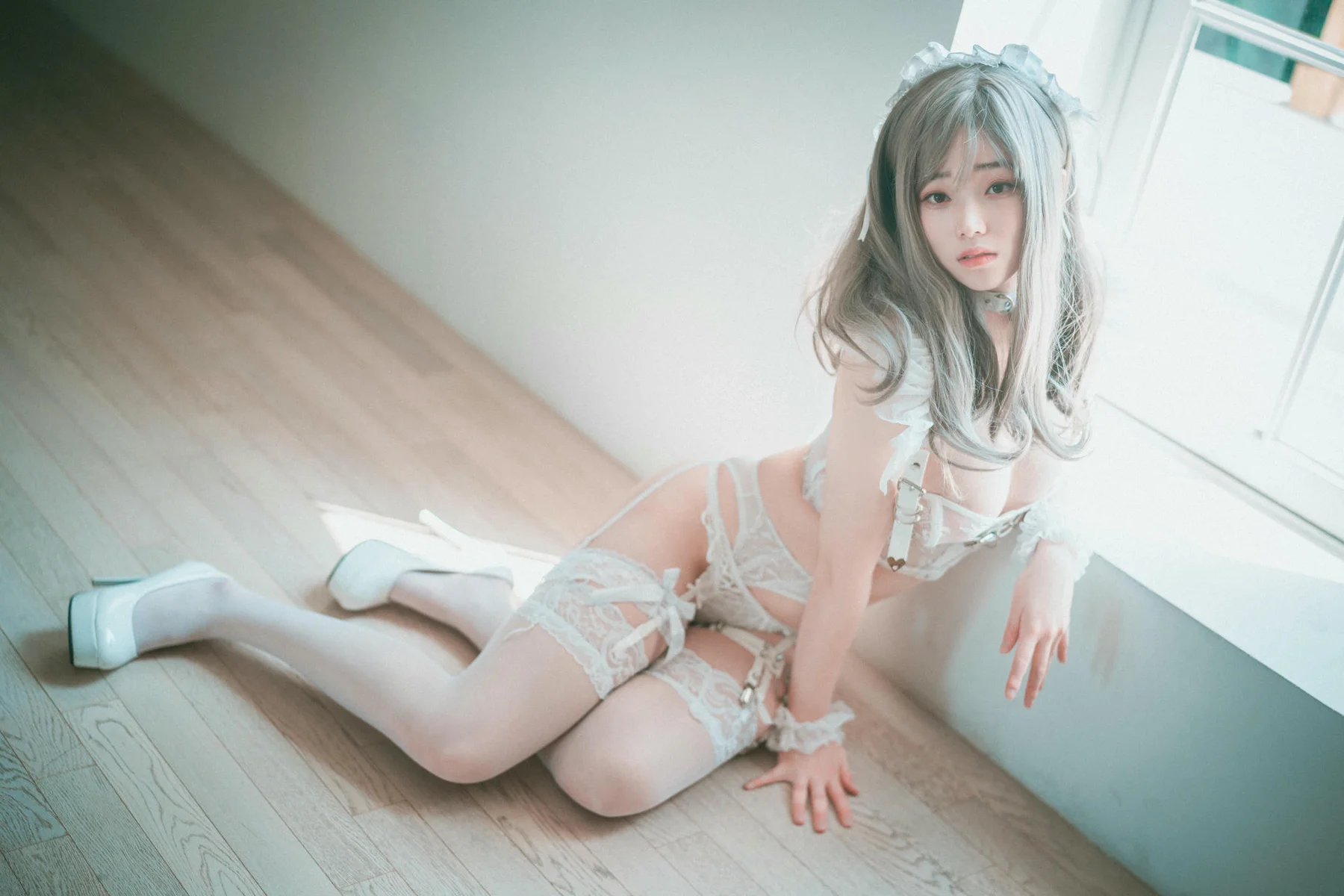 DJAWA No.009 Bambi白丝少女美臀 - 25