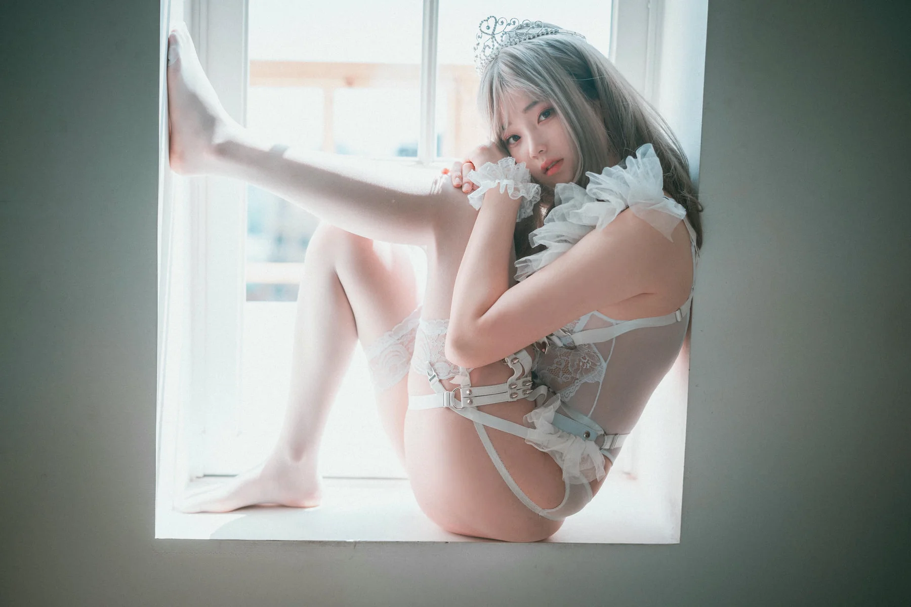 DJAWA No.009 Bambi白丝少女美臀 - 50