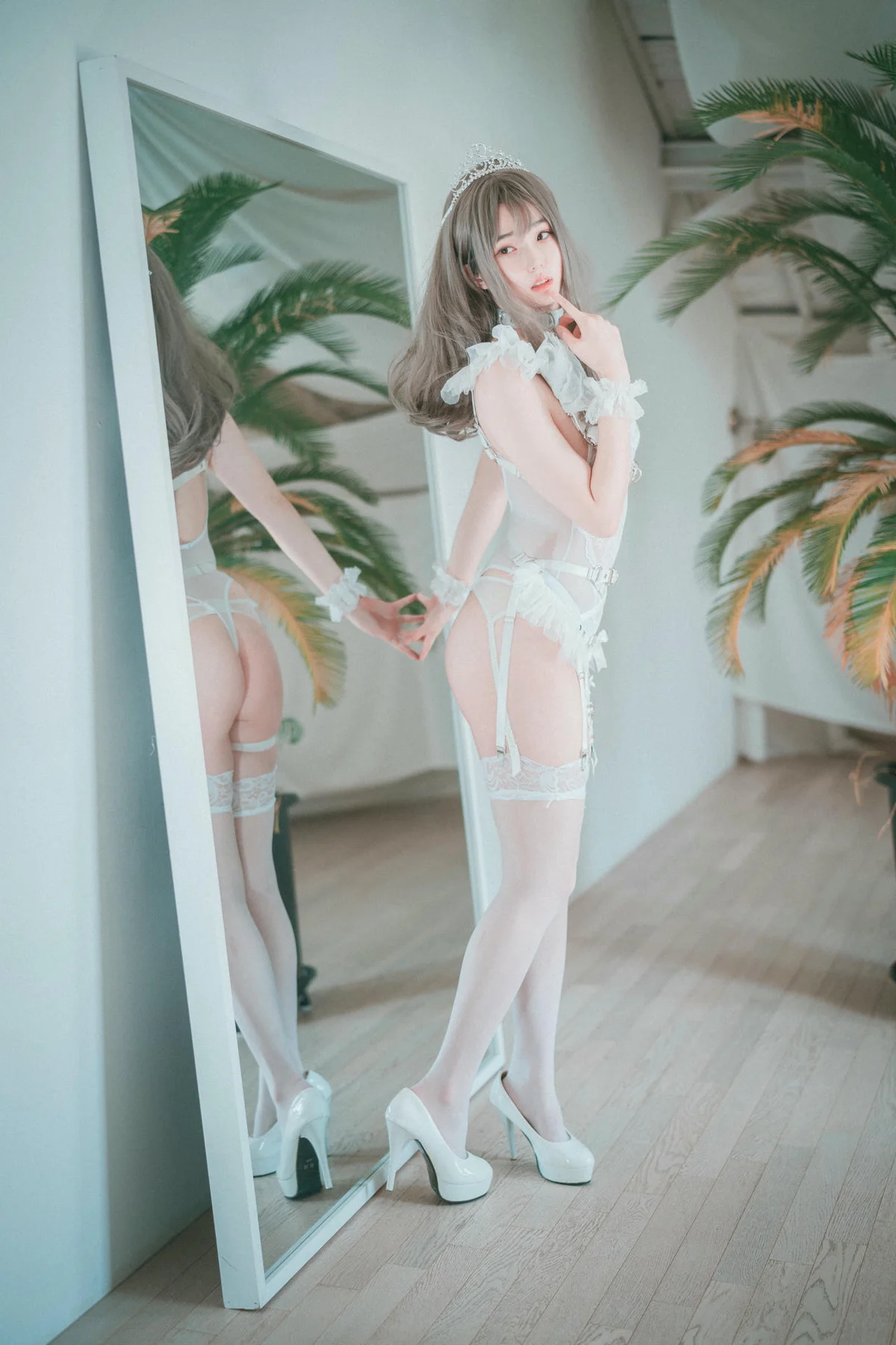 DJAWA No.009 Bambi白丝少女美臀 - 59