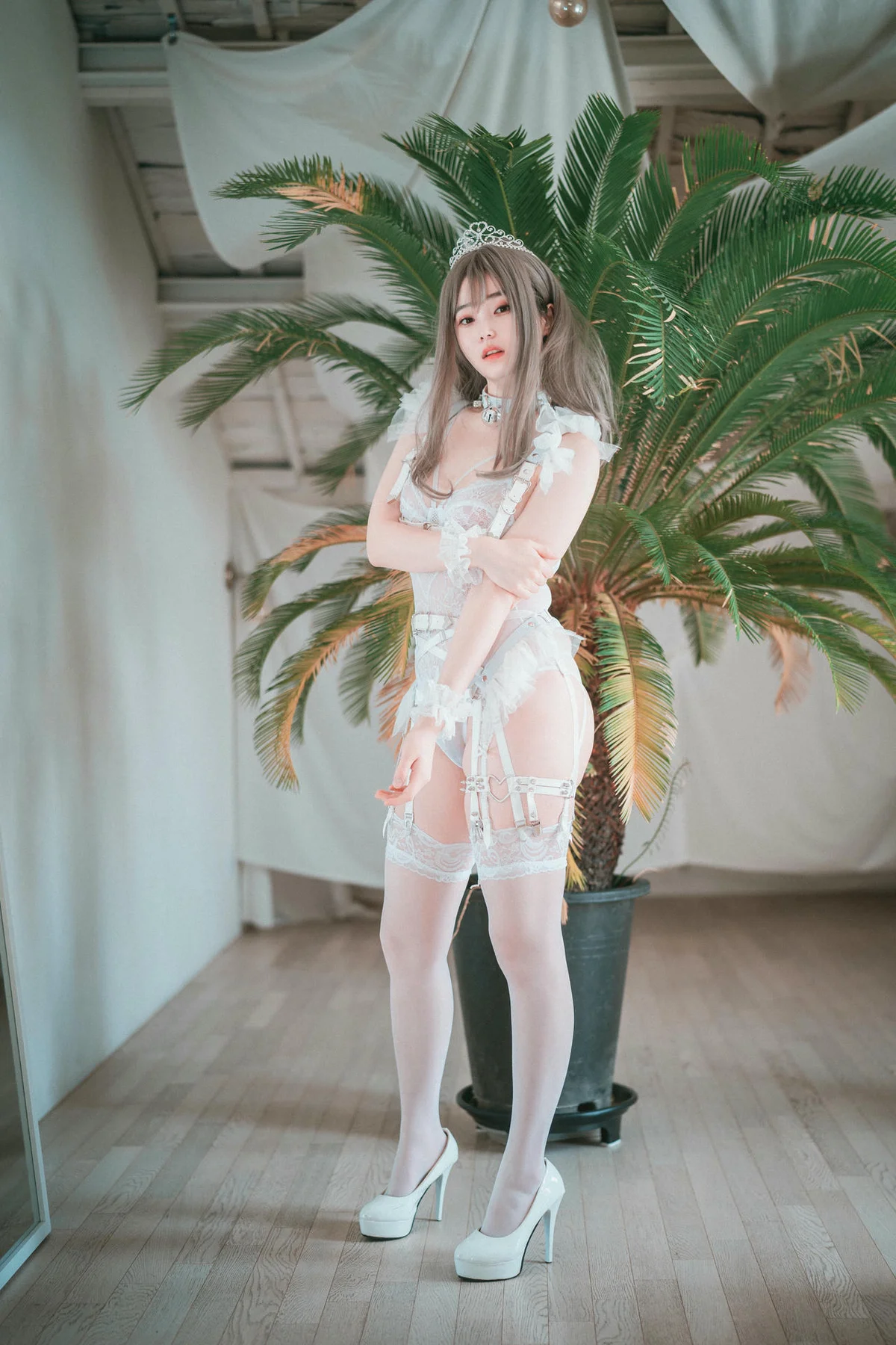 DJAWA No.009 Bambi白丝少女美臀 - 61
