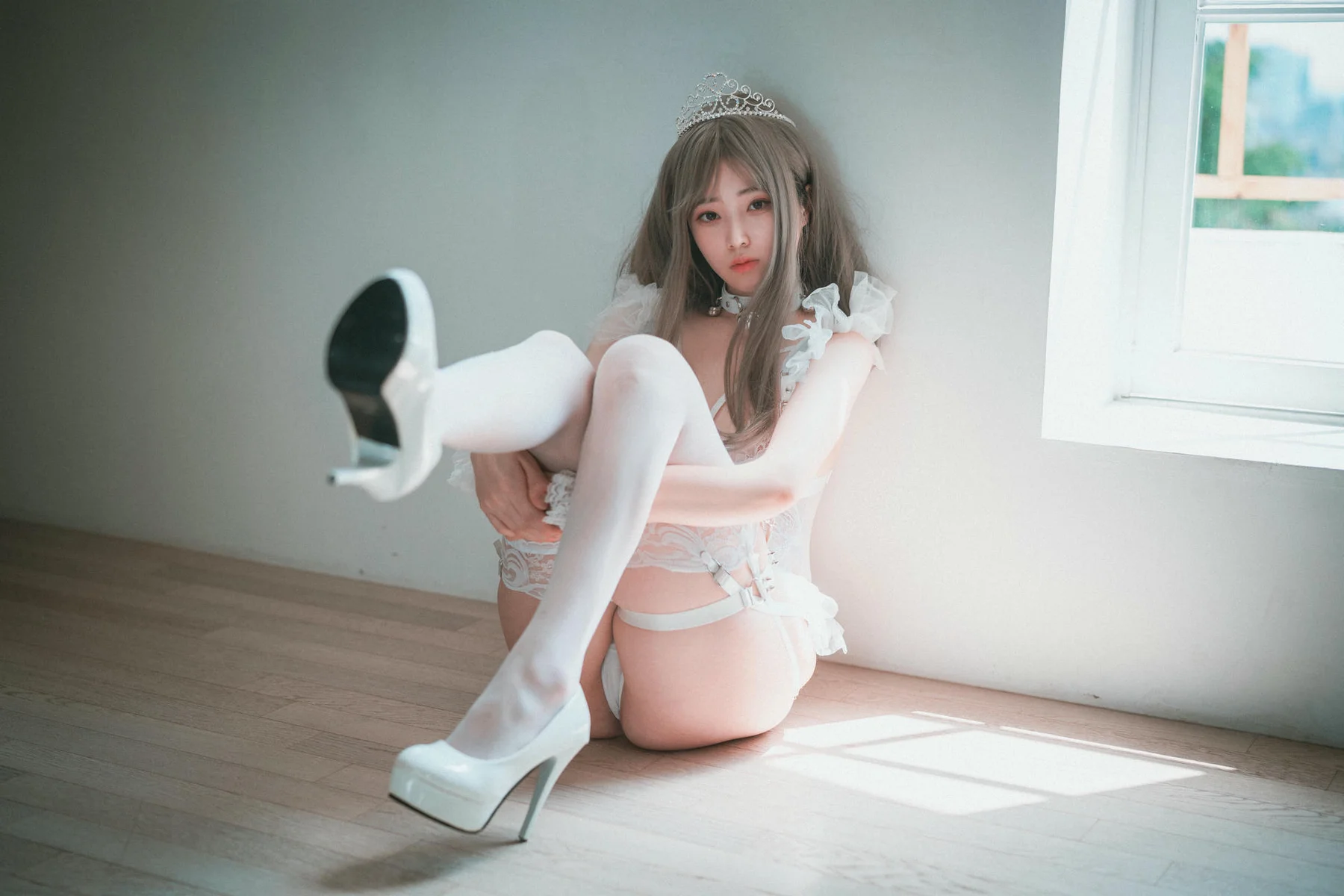 DJAWA No.010 Bambi制服乳贴写真 - 34