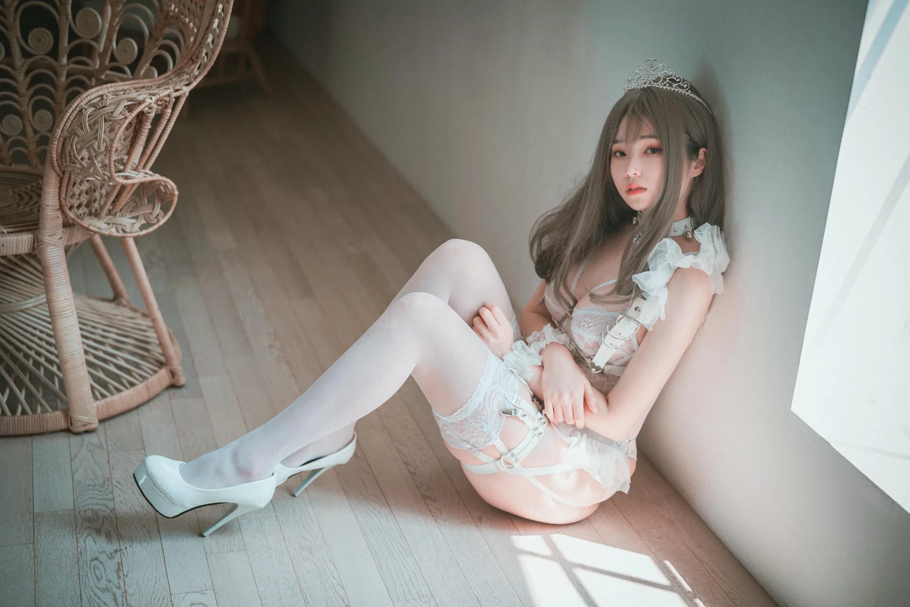 DJAWA No.010 Bambi制服乳贴写真 - 35