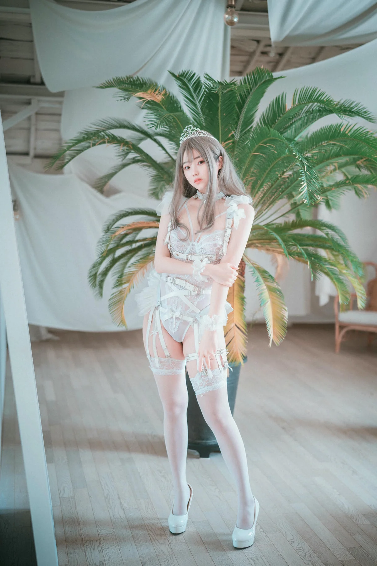 DJAWA No.010 Bambi制服乳贴写真 - 40