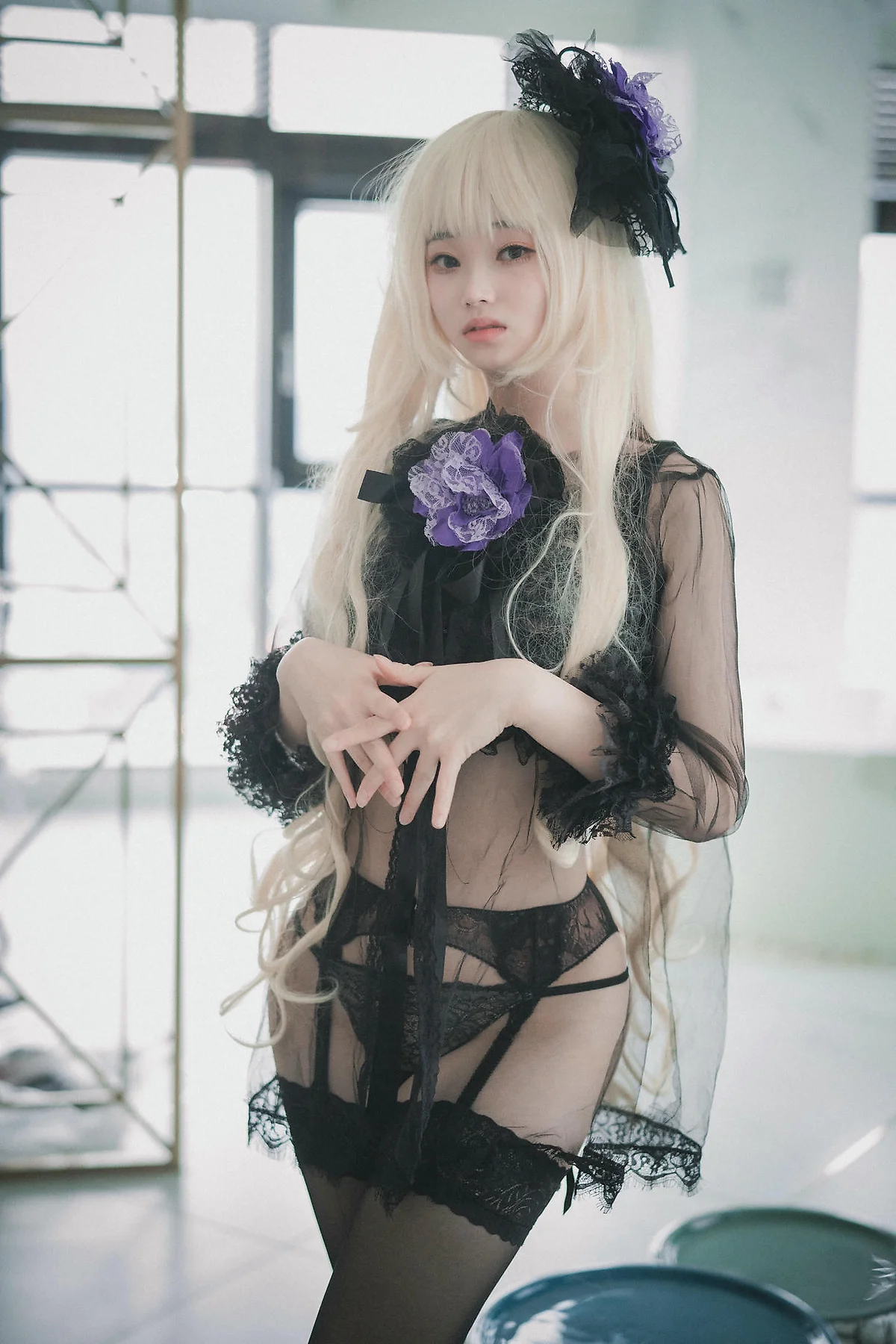 DJAWA No.014 Bambi黑丝蕾丝 - 14