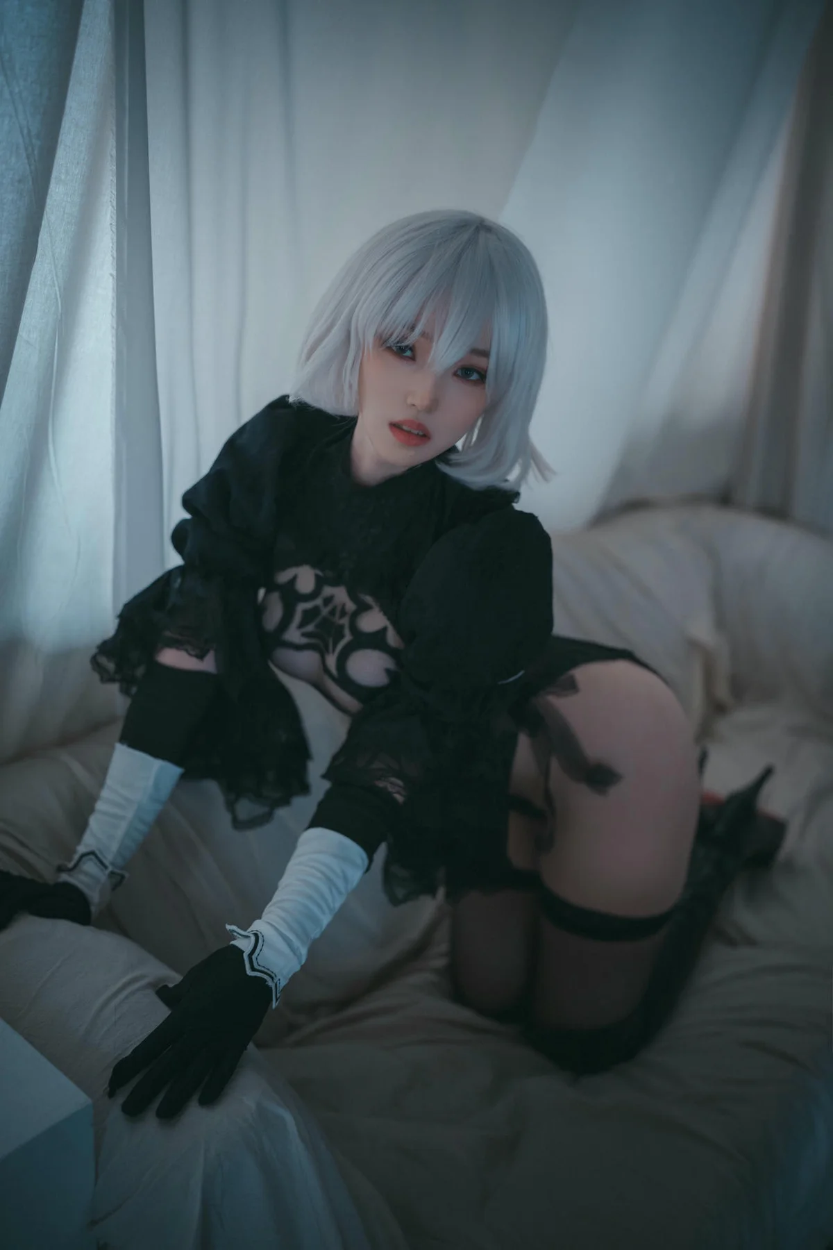 DJAWA No.020 Bambi银发少女兔女郎 - 37