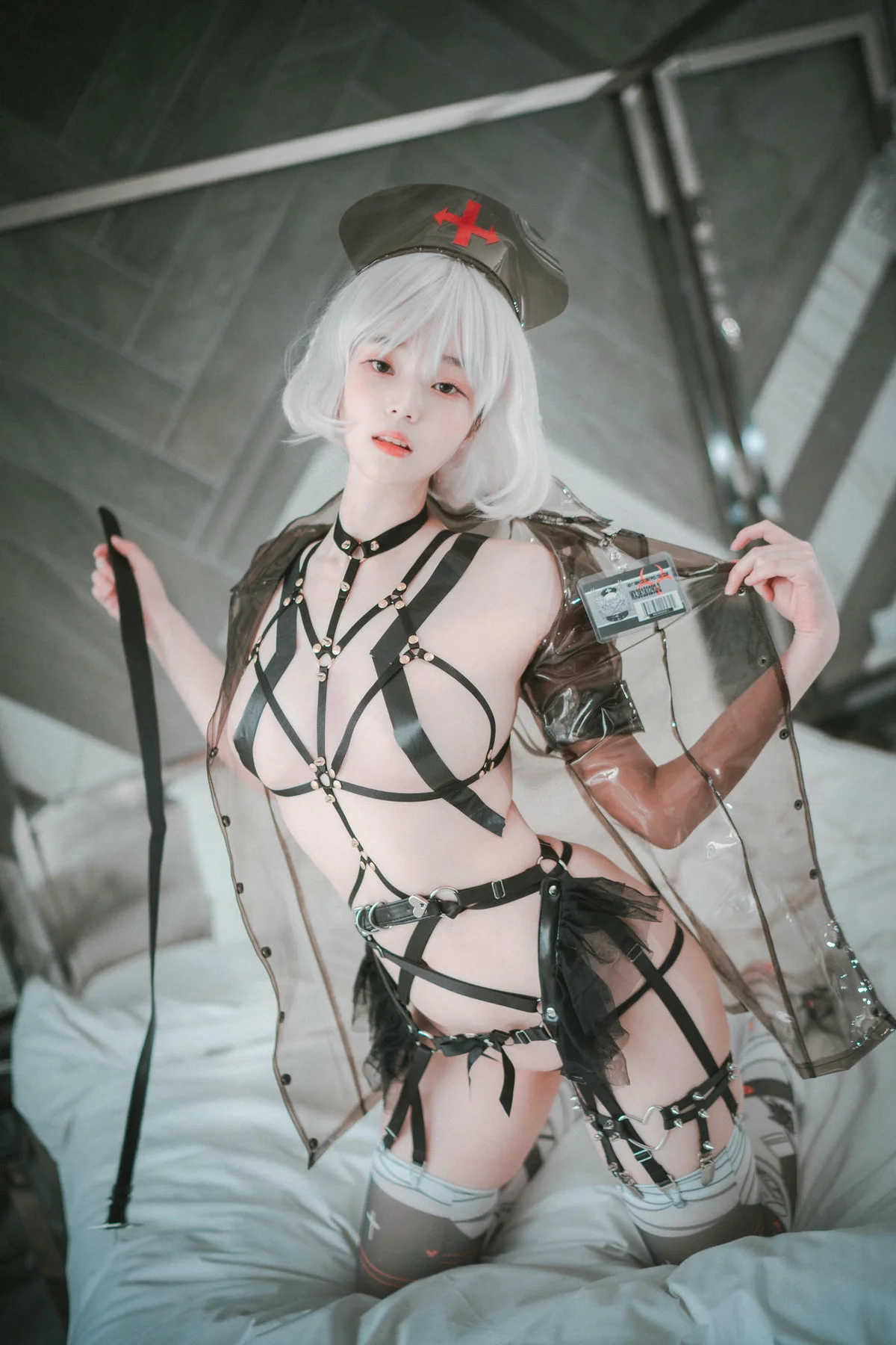 DJAWA No.024 Bambi黑护士制服写真 - 39