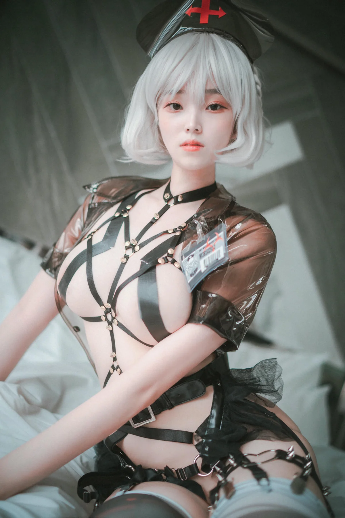 DJAWA No.024 Bambi黑护士制服写真 - 54