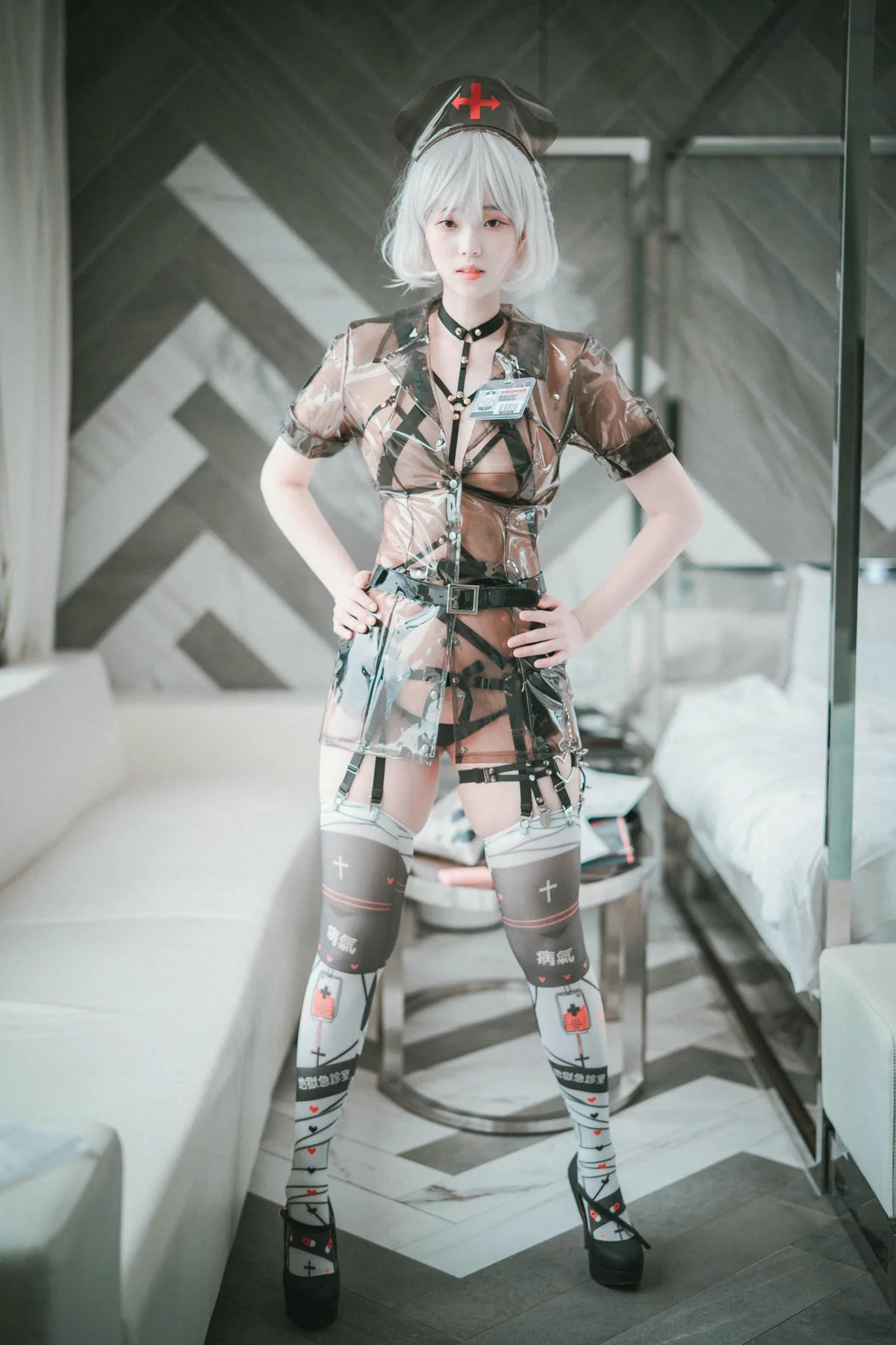 DJAWA No.024 Bambi黑护士制服写真 - 75