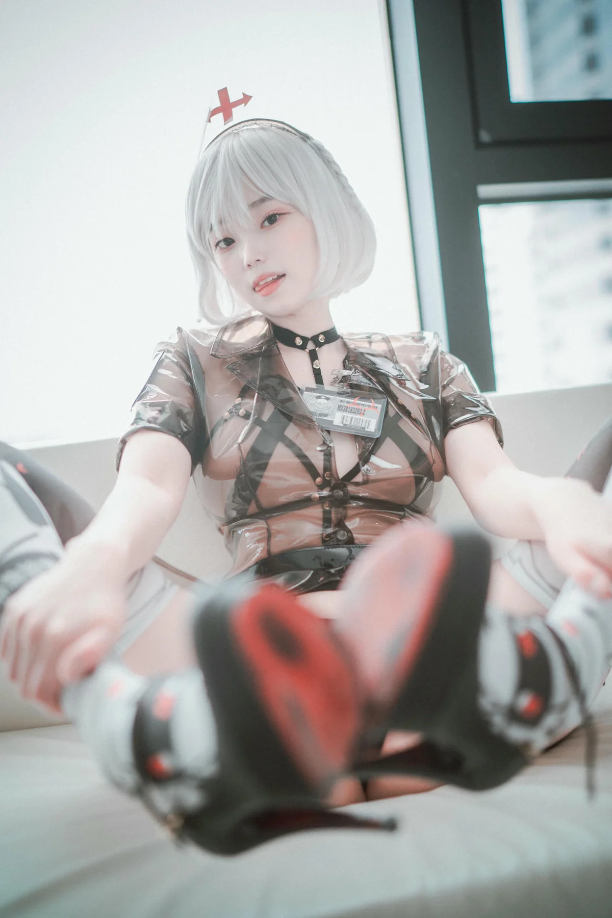 DJAWA No.024 Bambi黑护士制服写真 - 84