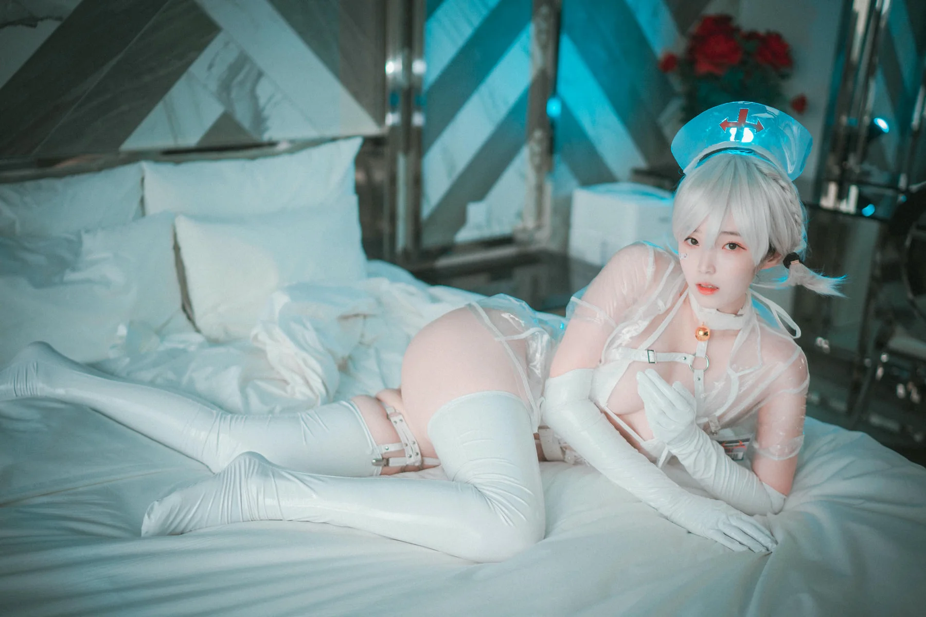 DJAWA No.025 Bambi白护士制服写真 - 23