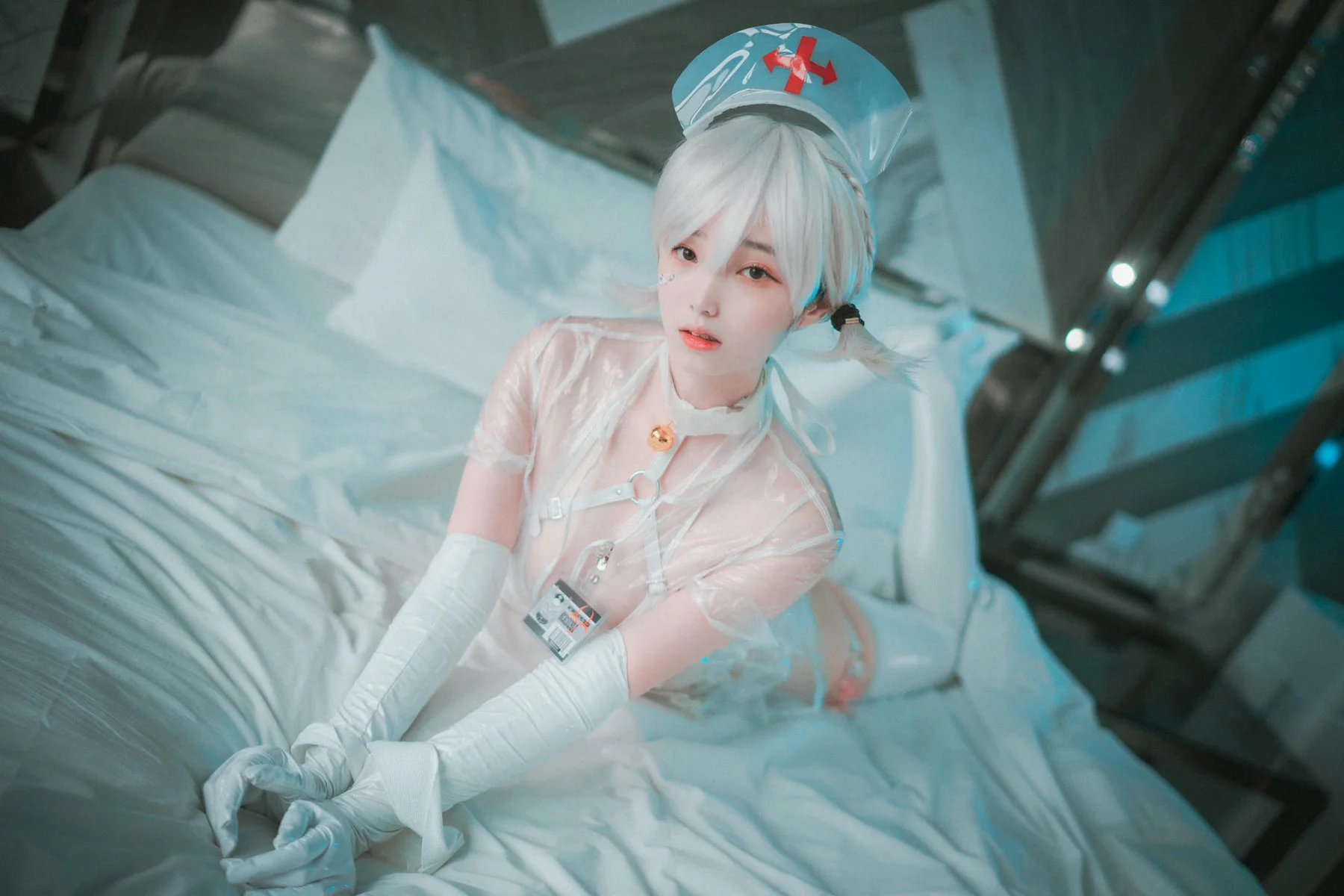 DJAWA No.025 Bambi白护士制服写真 - 24