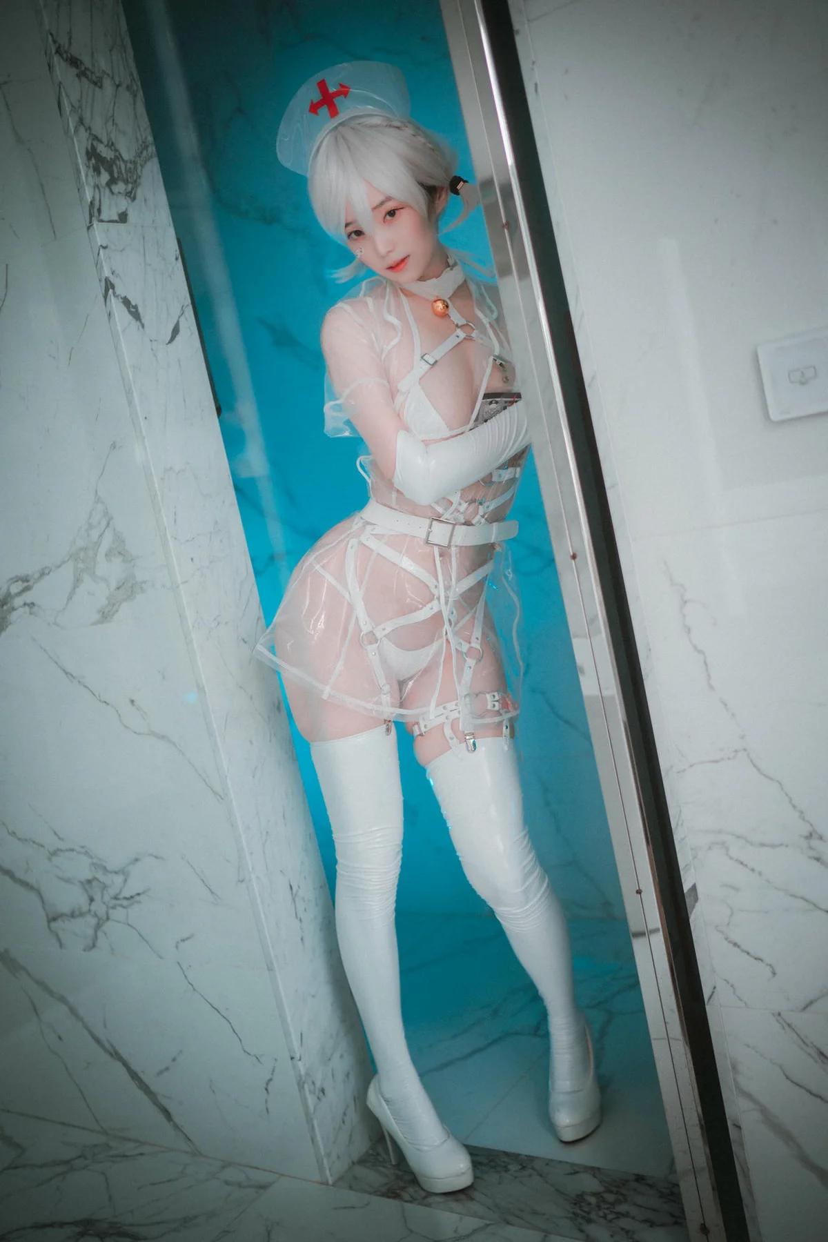 DJAWA No.025 Bambi白护士制服写真 - 31