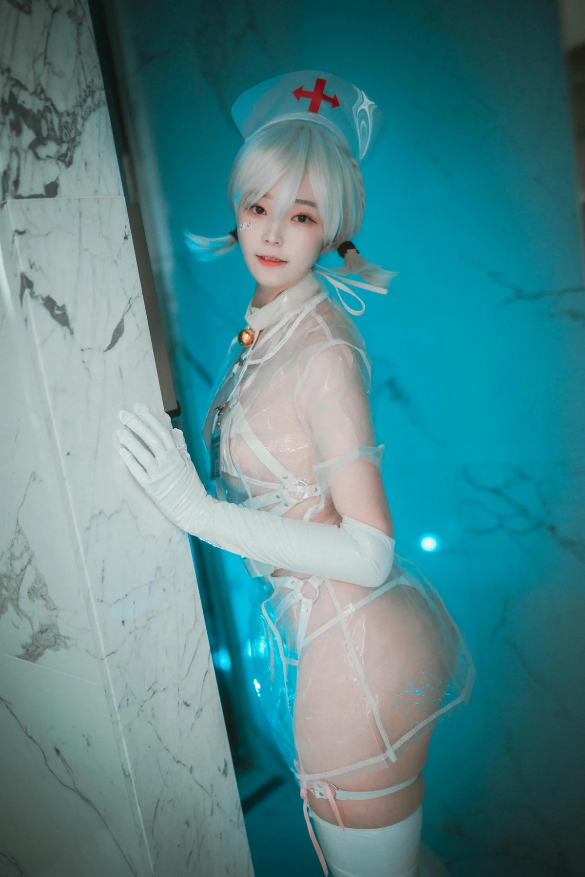DJAWA No.025 Bambi白护士制服写真 - 34