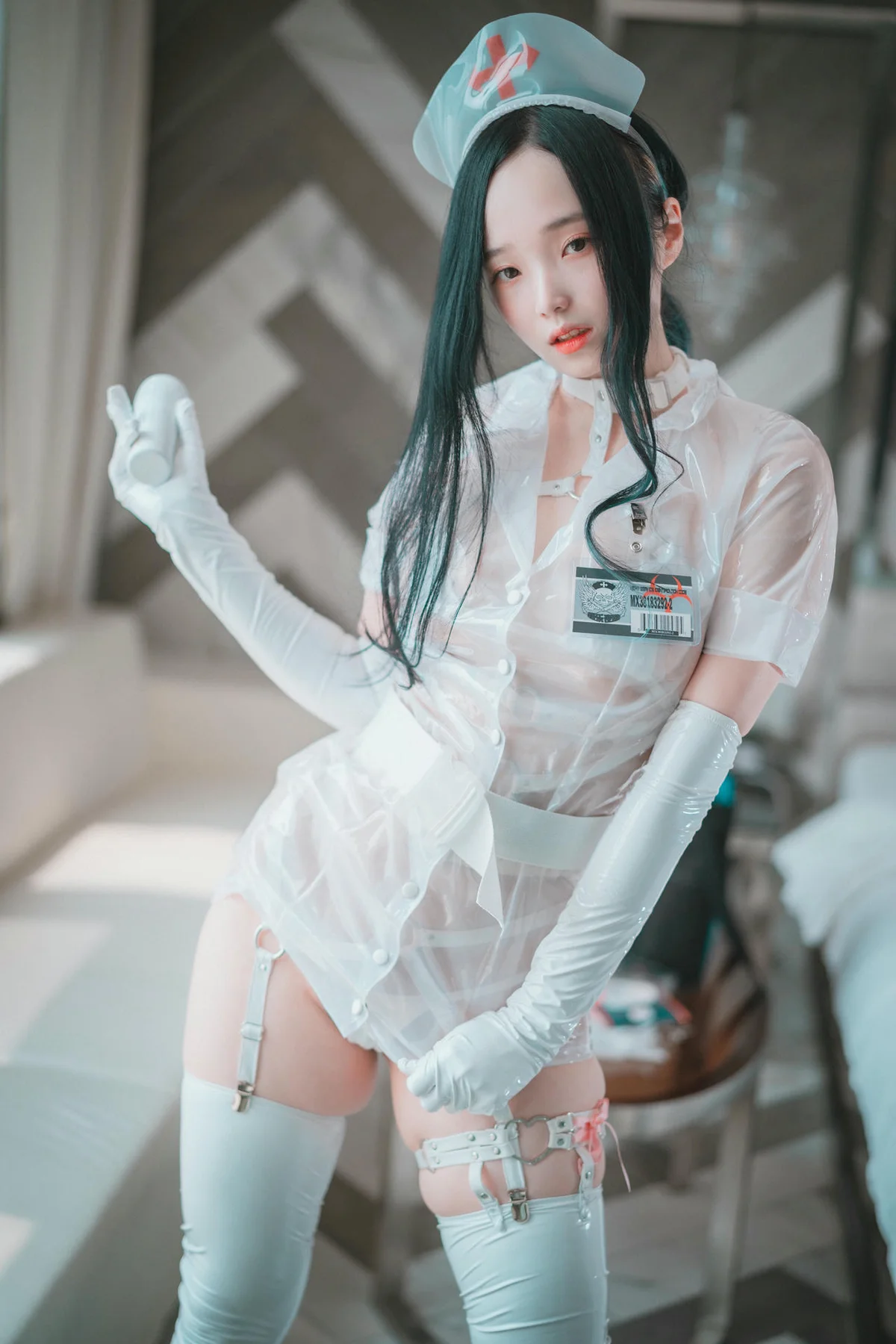 DJAWA No.025 Bambi白护士制服写真 - 69