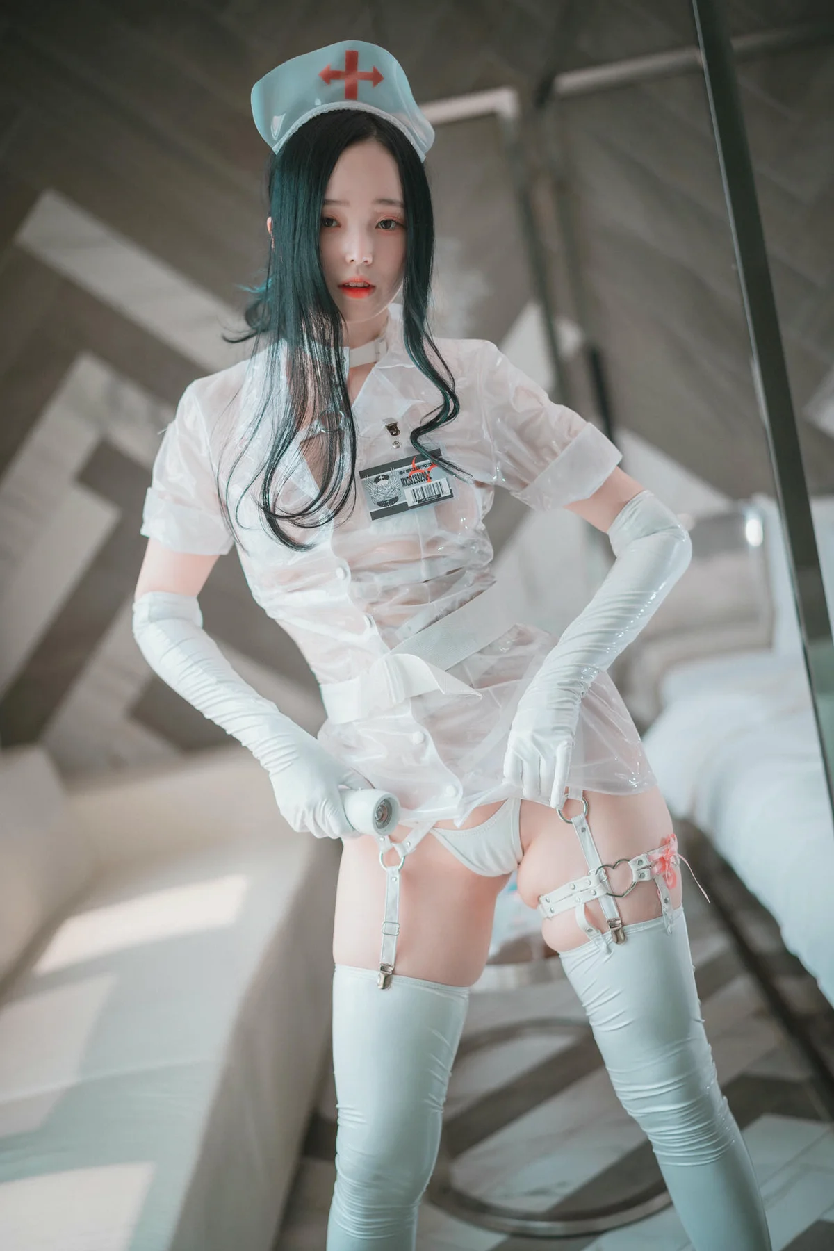 DJAWA No.025 Bambi白护士制服写真 - 70