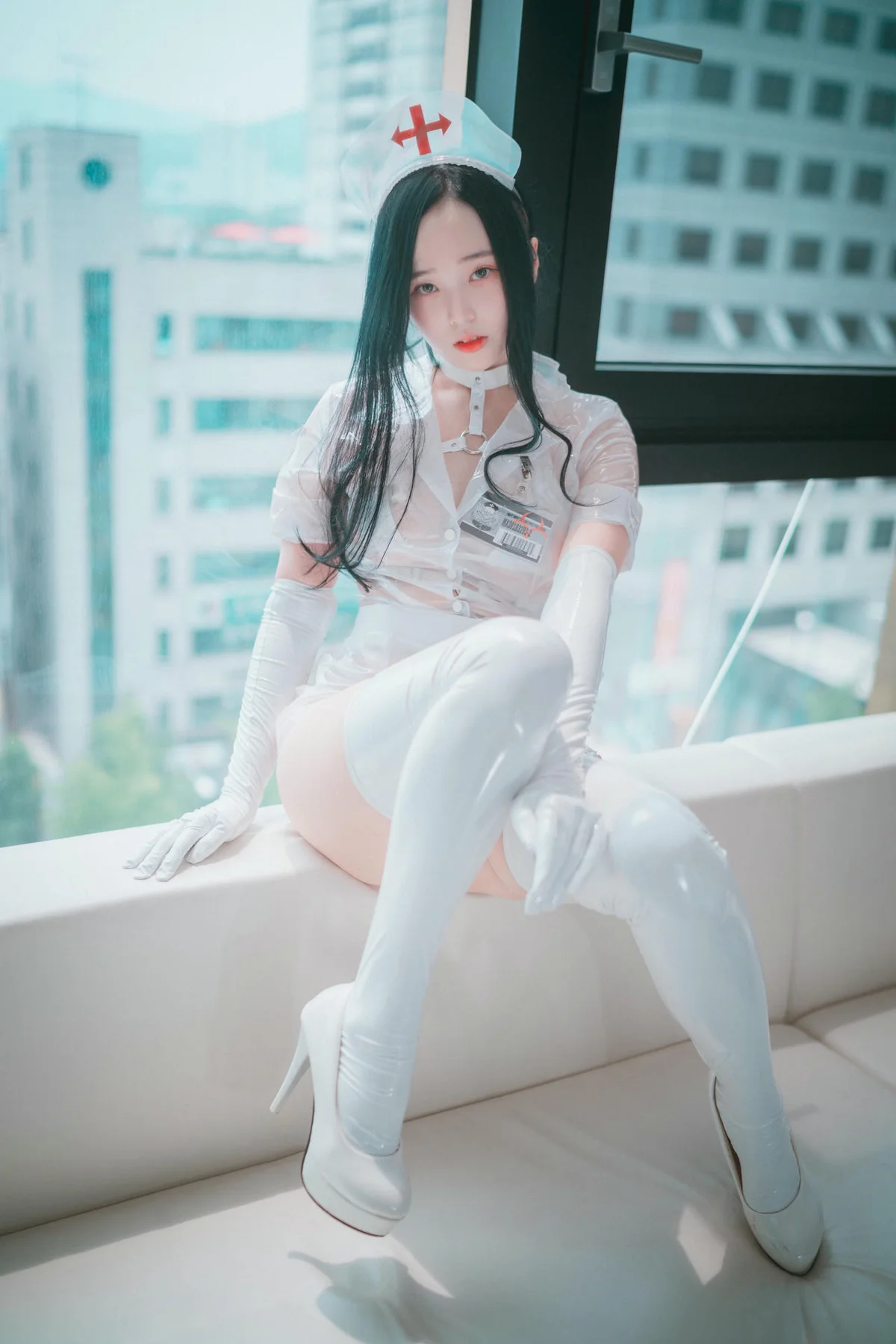 DJAWA No.025 Bambi白护士制服写真 - 79