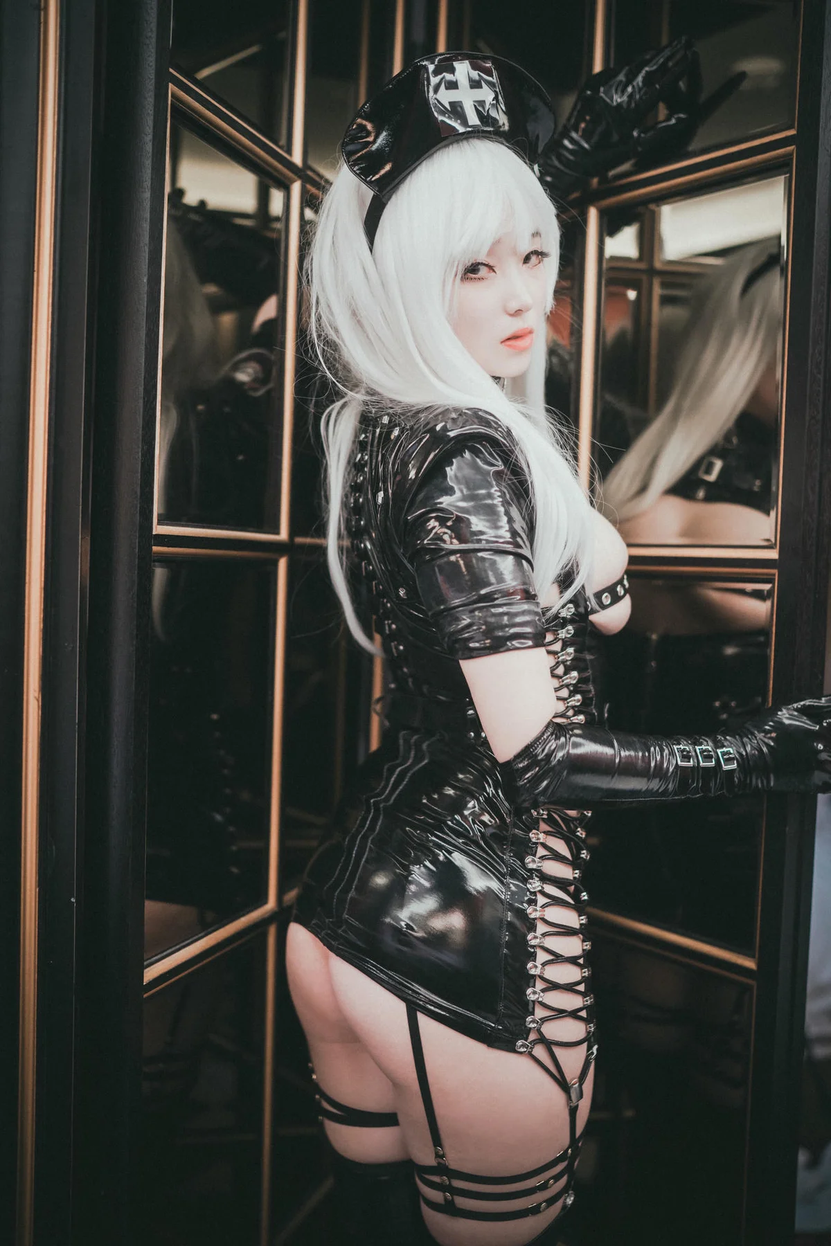 DJAWA No.035 Bambi皮裙警花制服 - 17