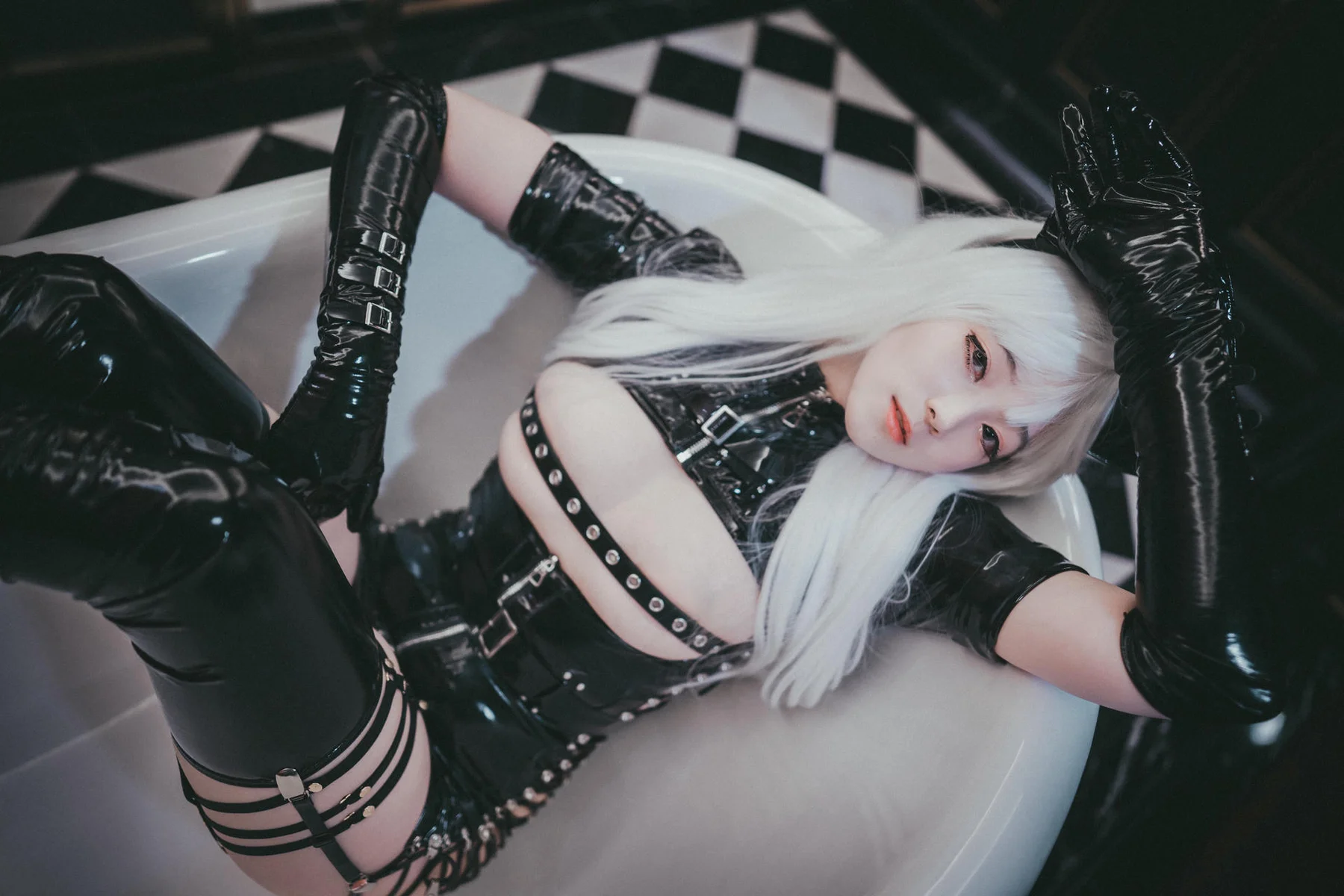 DJAWA No.035 Bambi皮裙警花制服 - 22