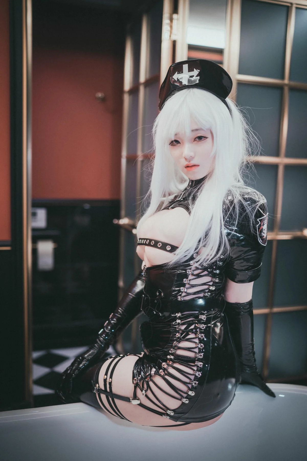 DJAWA No.035 Bambi皮裙警花制服 - 28