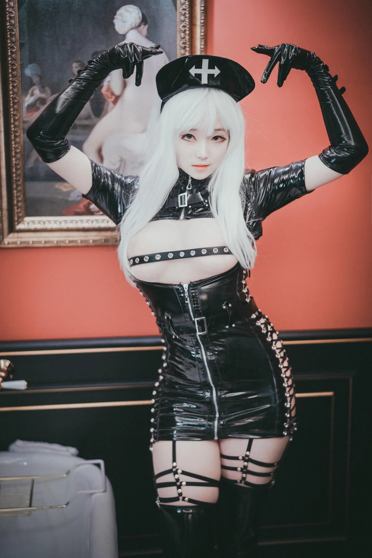 DJAWA No.035 Bambi皮裙警花制服 - 50
